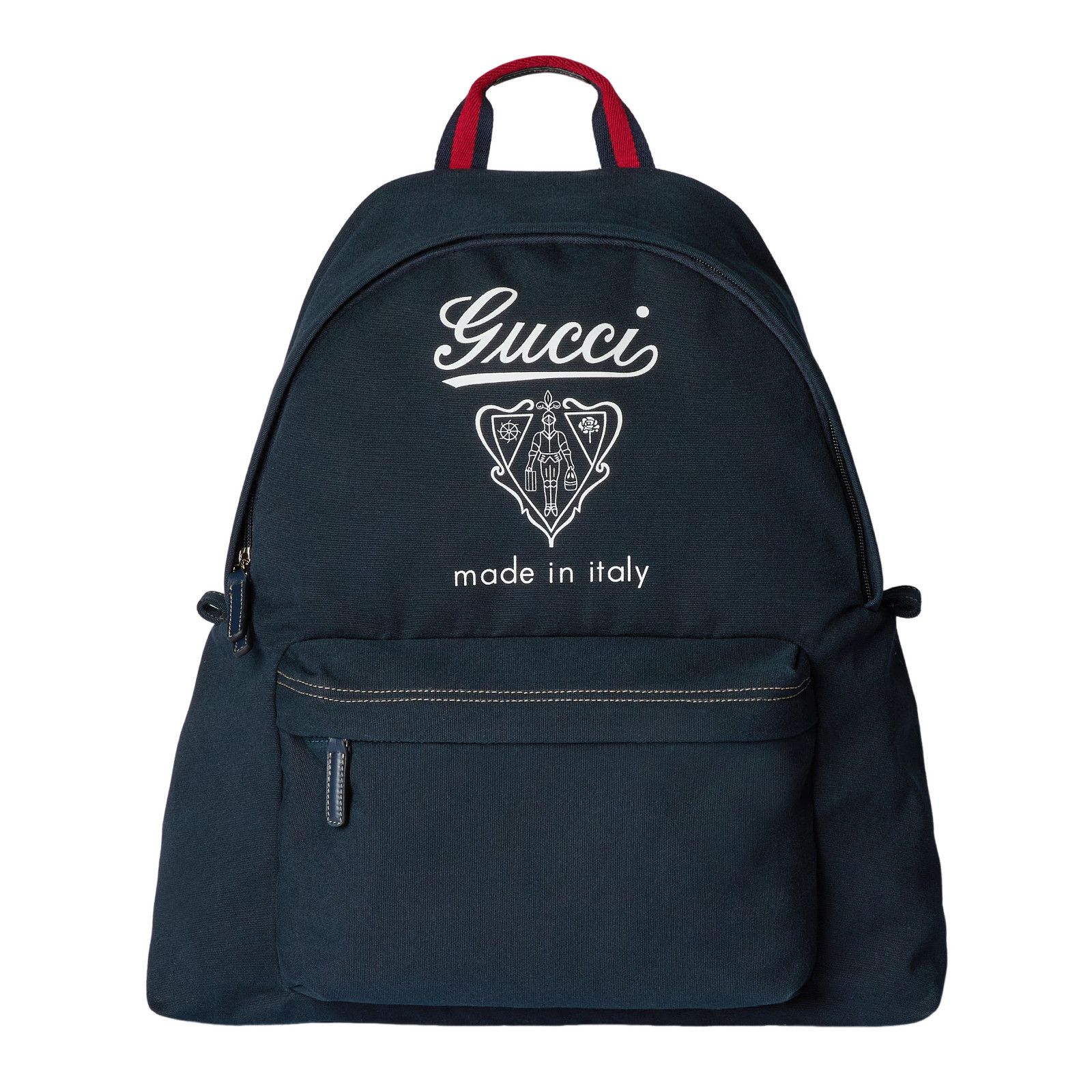 Gucci GUCCI Maxi $2300 Dark Blue Canvas Backpack New & Authentic Size ONE SIZE - 1 Thumbnail