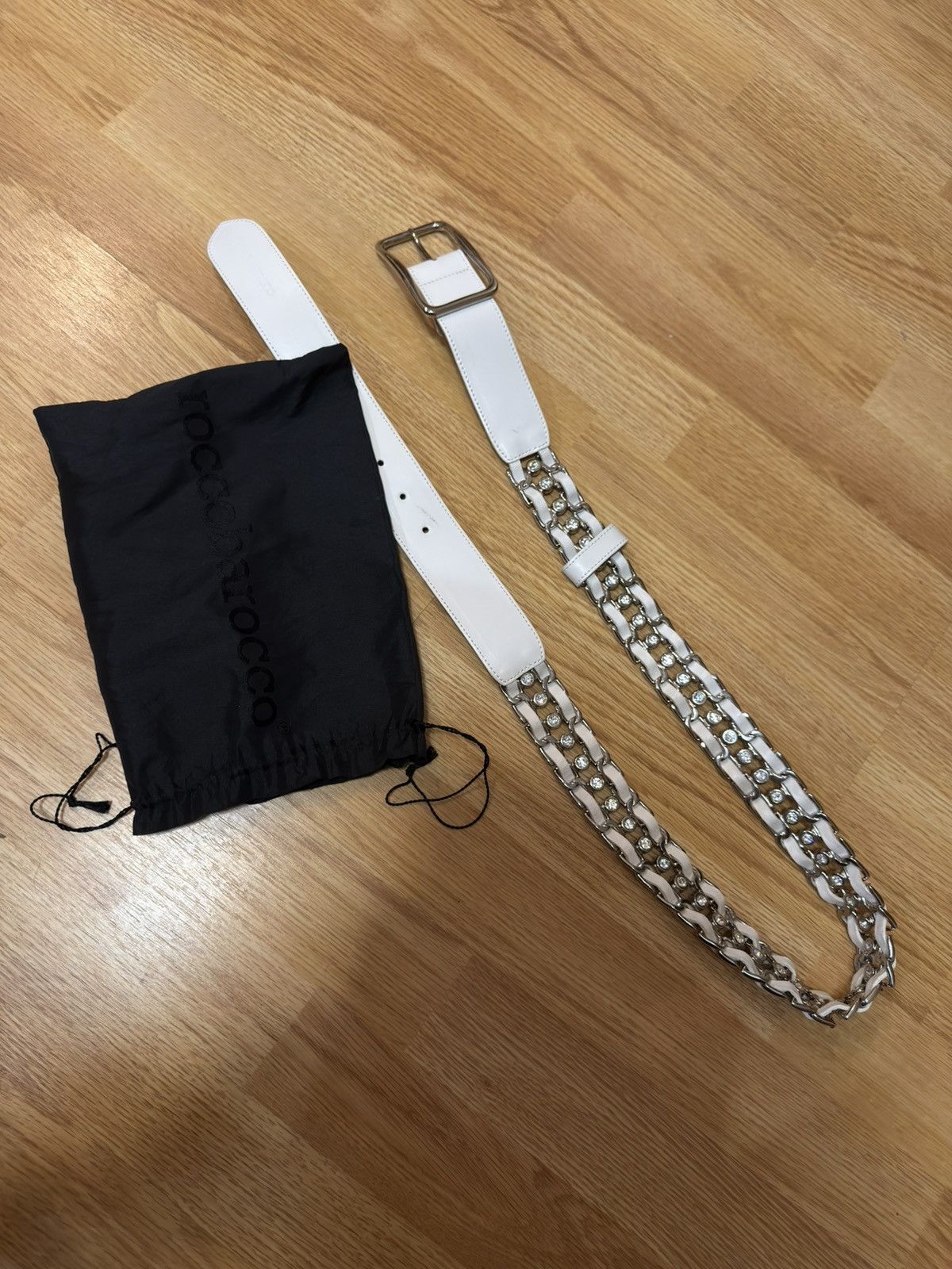 Vintage RoccoBarocco Vintage Chain Leather Belt Size ONE SIZE - 1 Thumbnail