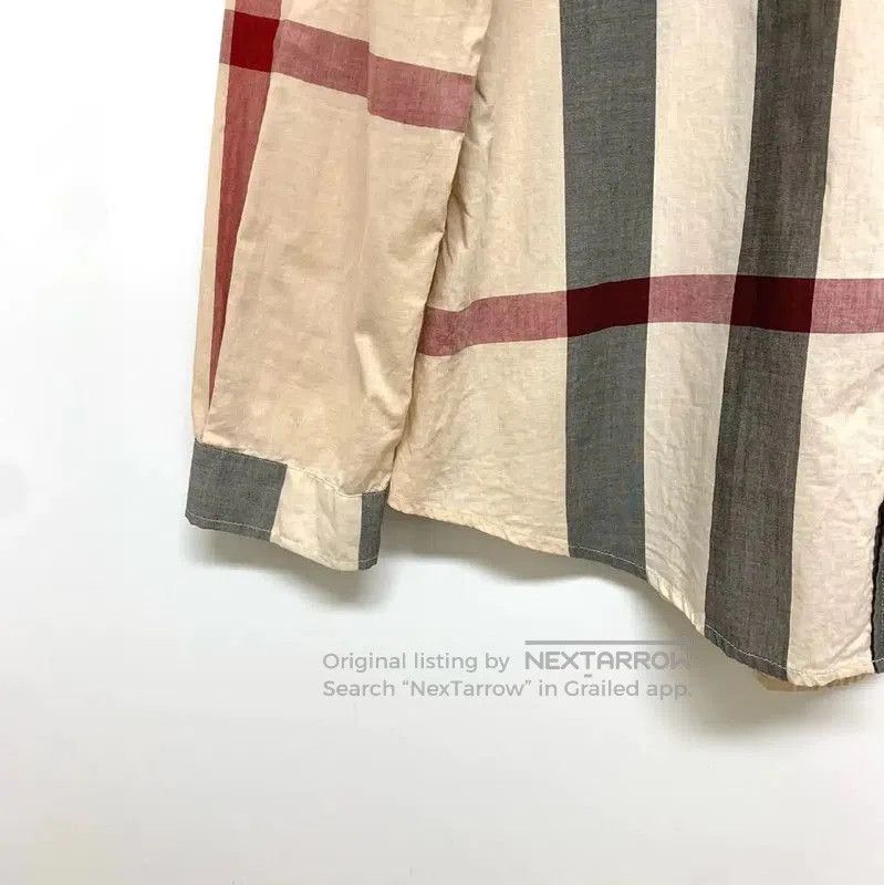 Burberry Burberry Beige Check Long Sleeve Shirt. Size S / US 4 / IT 40 - 3 Thumbnail