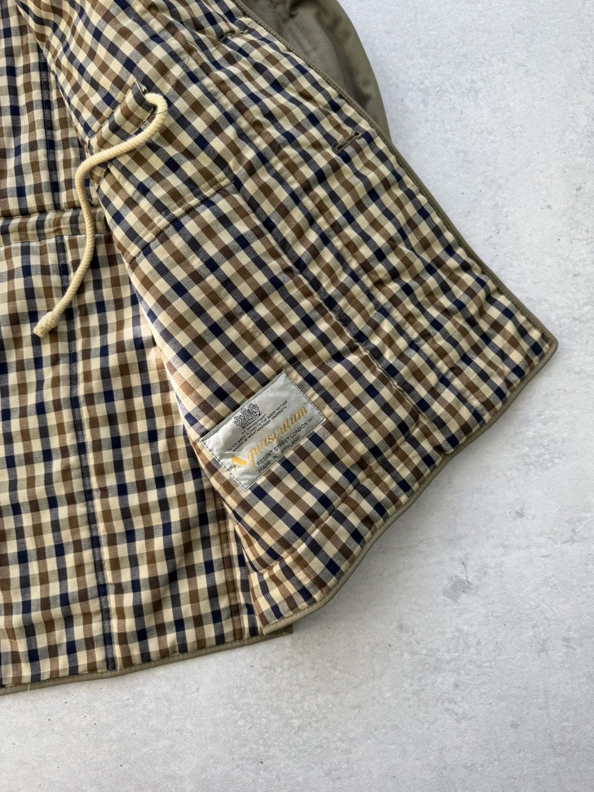 Aquascutum Aquascutum Quilted Short Coat Green Vintage Size US XL / EU 56 / 4 - 8 Thumbnail