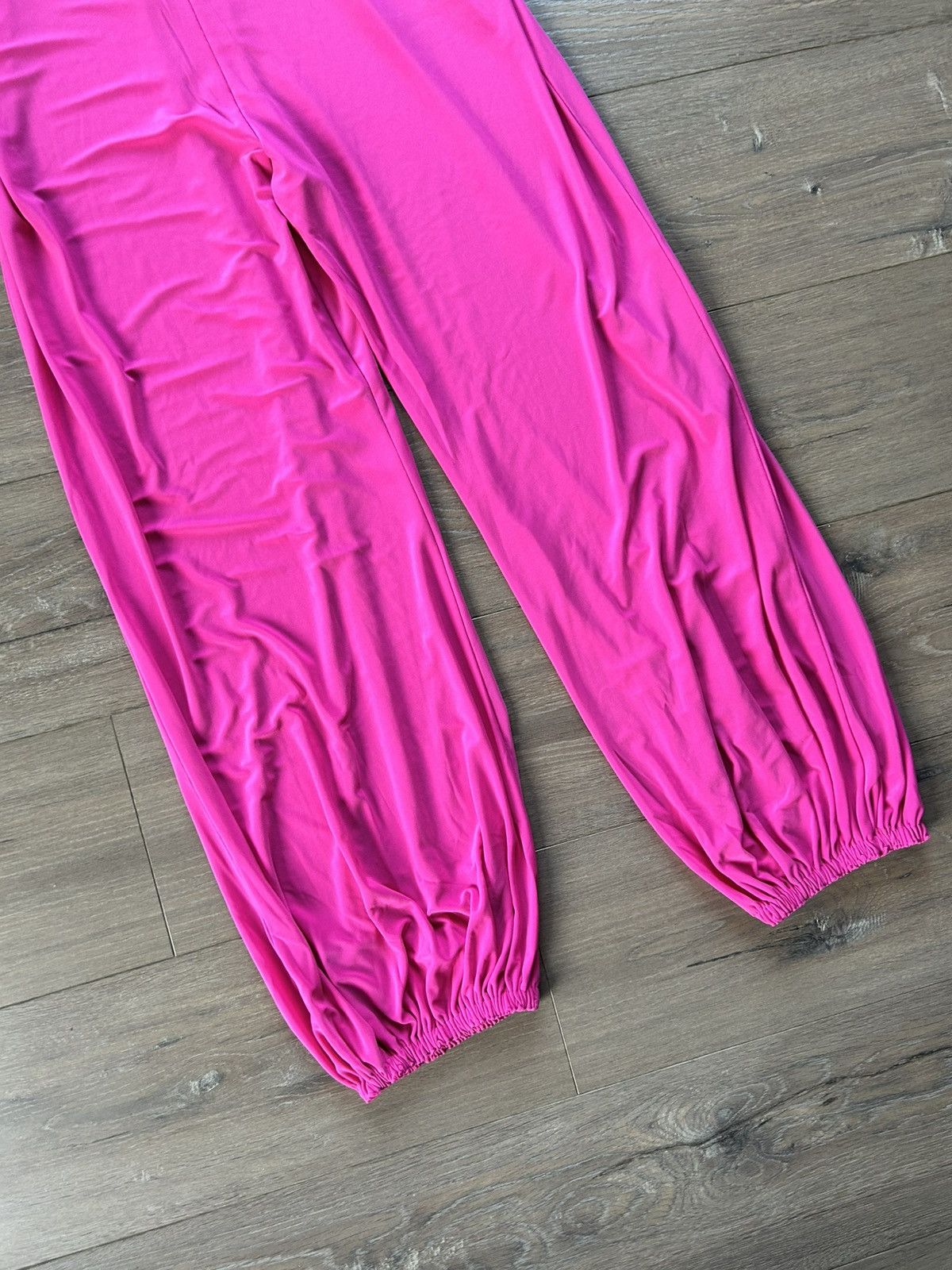 Norma Kamali Norma Kamali pink jumpsuit size L Size 32" / US 10 / IT 46 - 5 Thumbnail