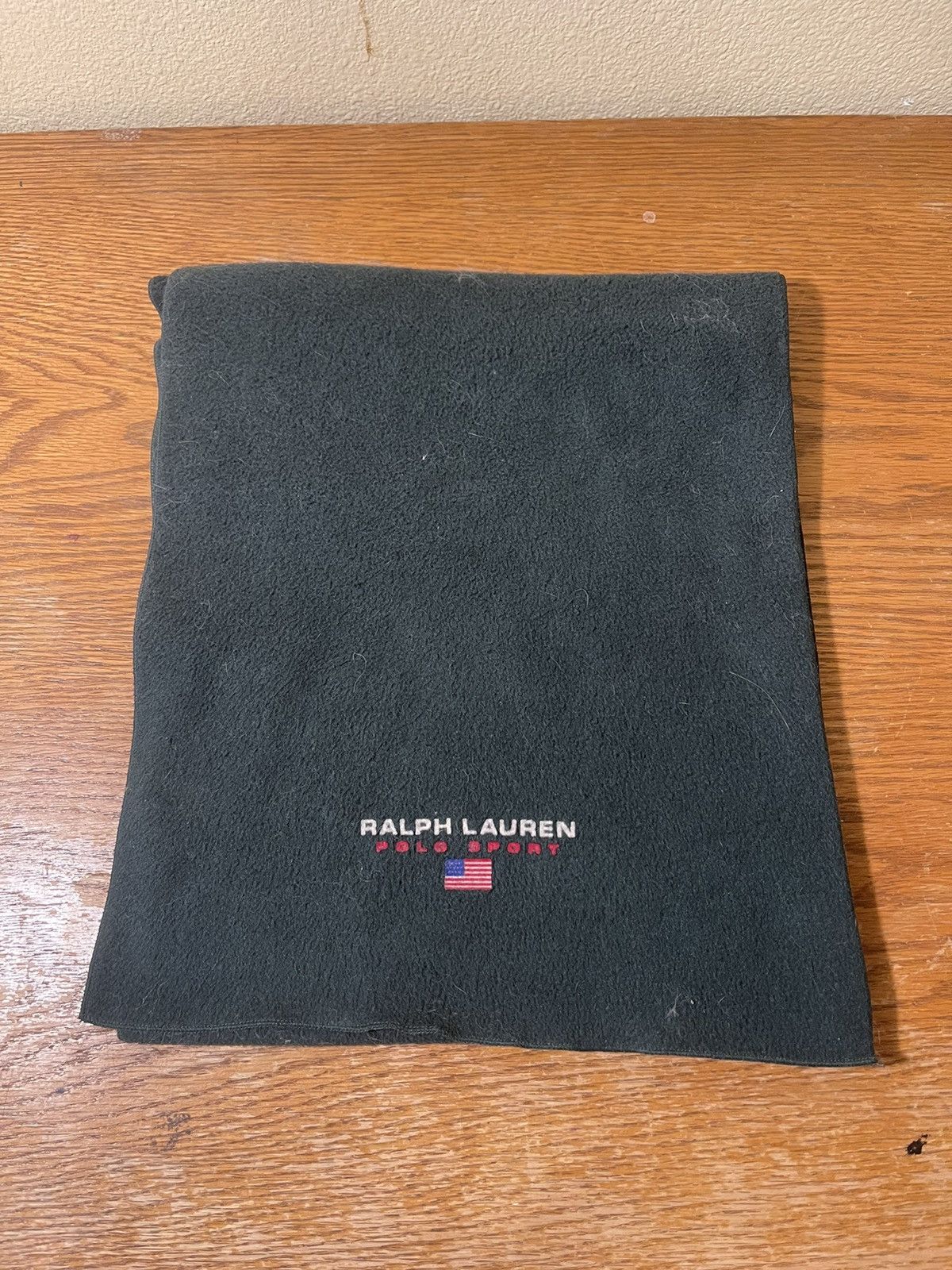 Polo Ralph Lauren POLO RALPH LAUREN SPORT MEN'S SCARF BLACK MADE IN USA Size ONE SIZE - 1 Thumbnail