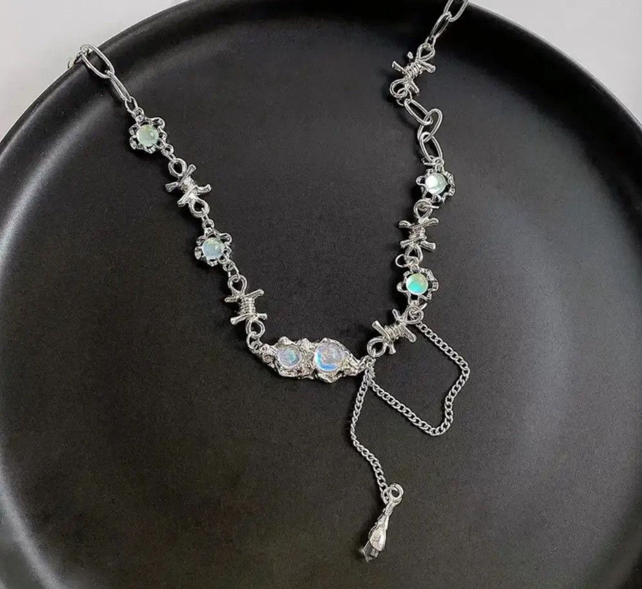 Other Silver Color Y2K Pendant Necklace Punk Size ONE SIZE - 3 Thumbnail