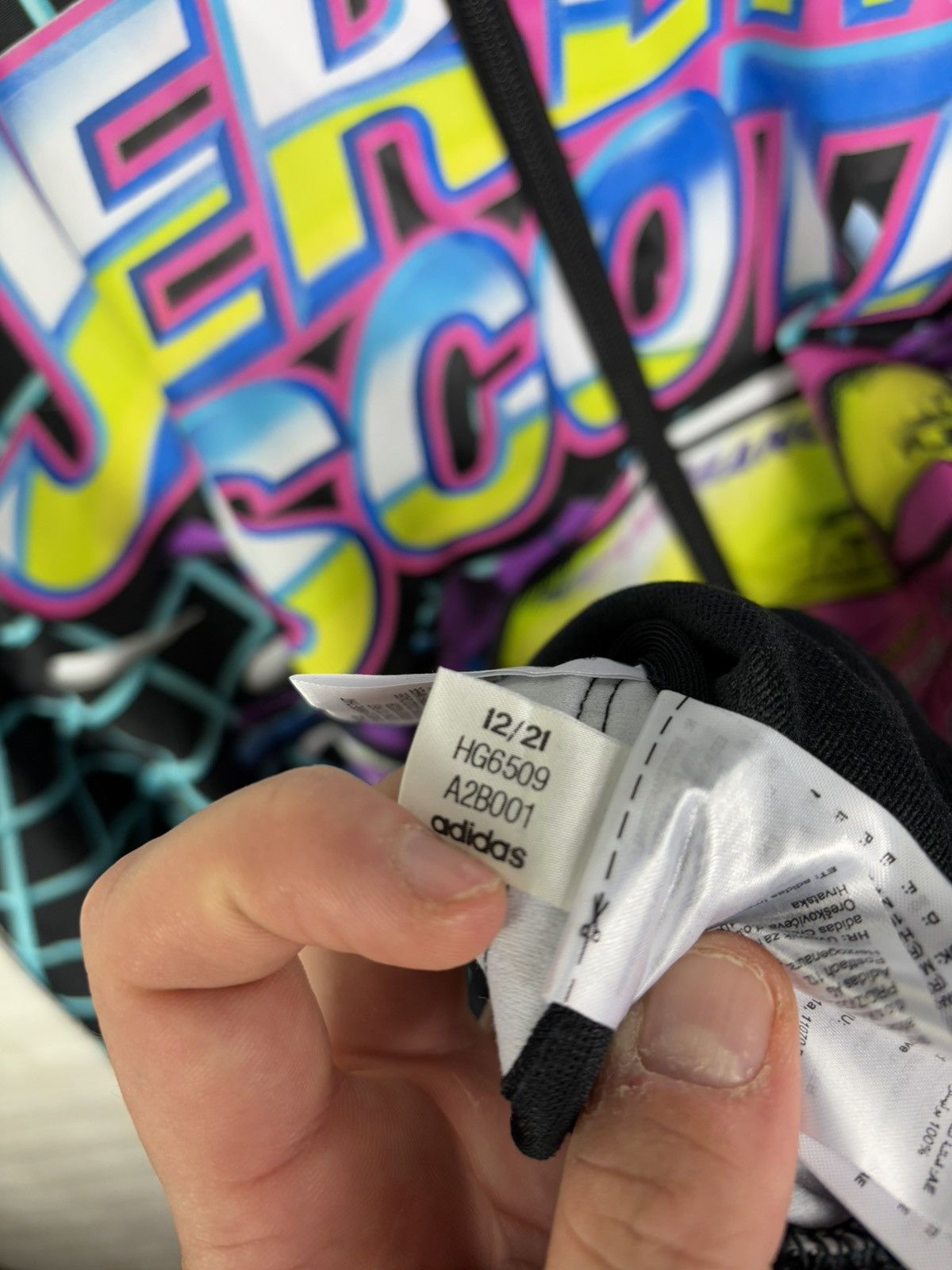 Adidas × Jeremy Scott Jeremy Scott x Adidas Rally Print Track Jacket – Size XL Size US XL / EU 56 / 4 - 9 Thumbnail