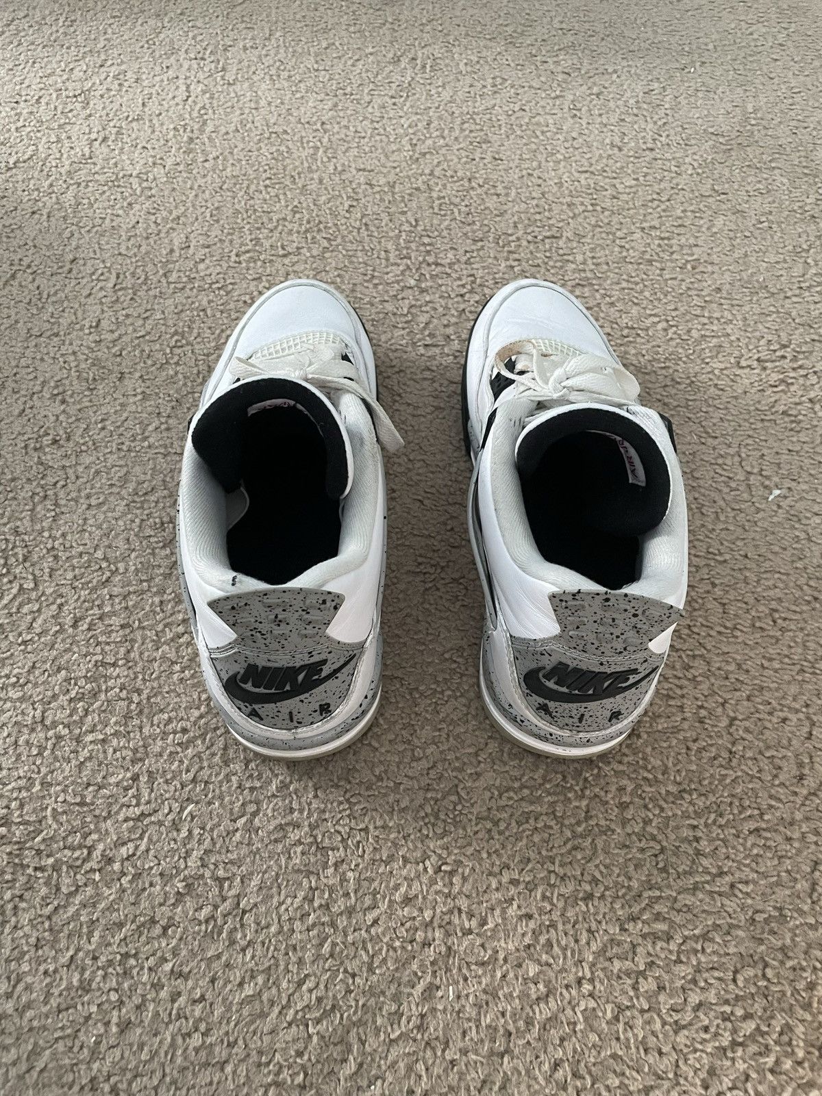 Nike Air Jordan 4 Retro OG ‘White Cement’ 2016 Size US 12 / EU 45 - 4 Thumbnail