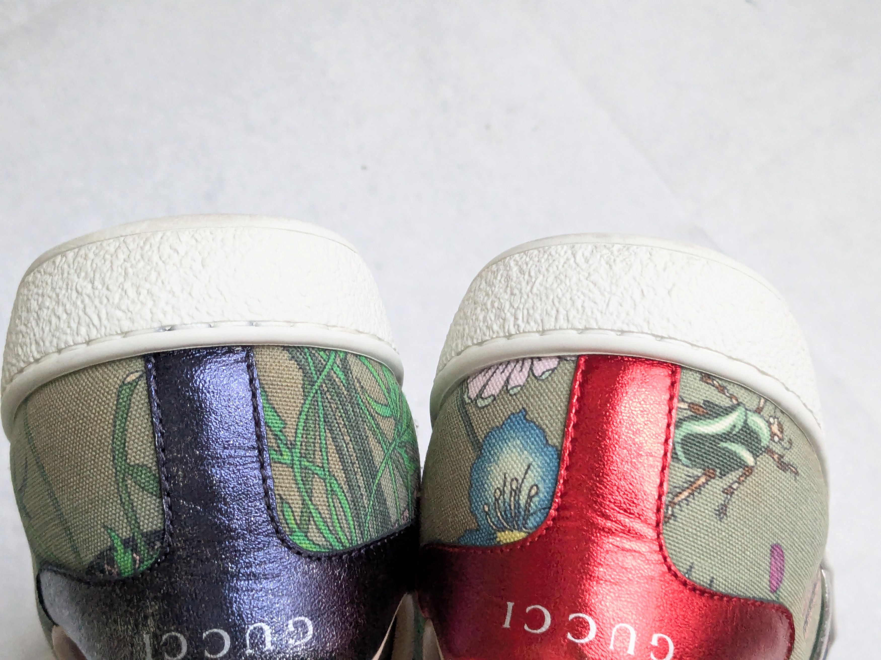 Gucci Gucci Ace Sneakers Green Floral Snake 8.5 Low Tops Size US 8.5 / EU 41-42 - 17 Thumbnail