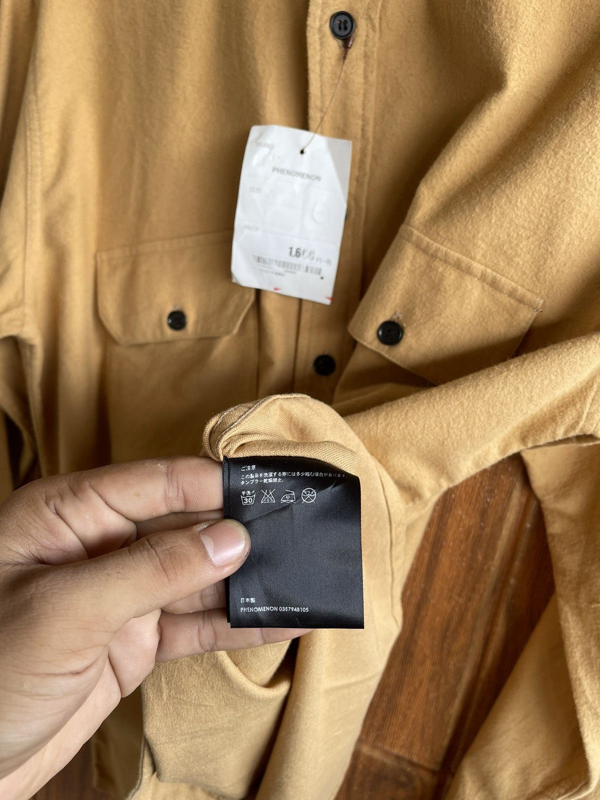 PHENOMENON AW10🔥PHENOMENON🔥Chambray Shirt Button Up Japan Size US L / EU 52-54 / 3 - 10 Thumbnail