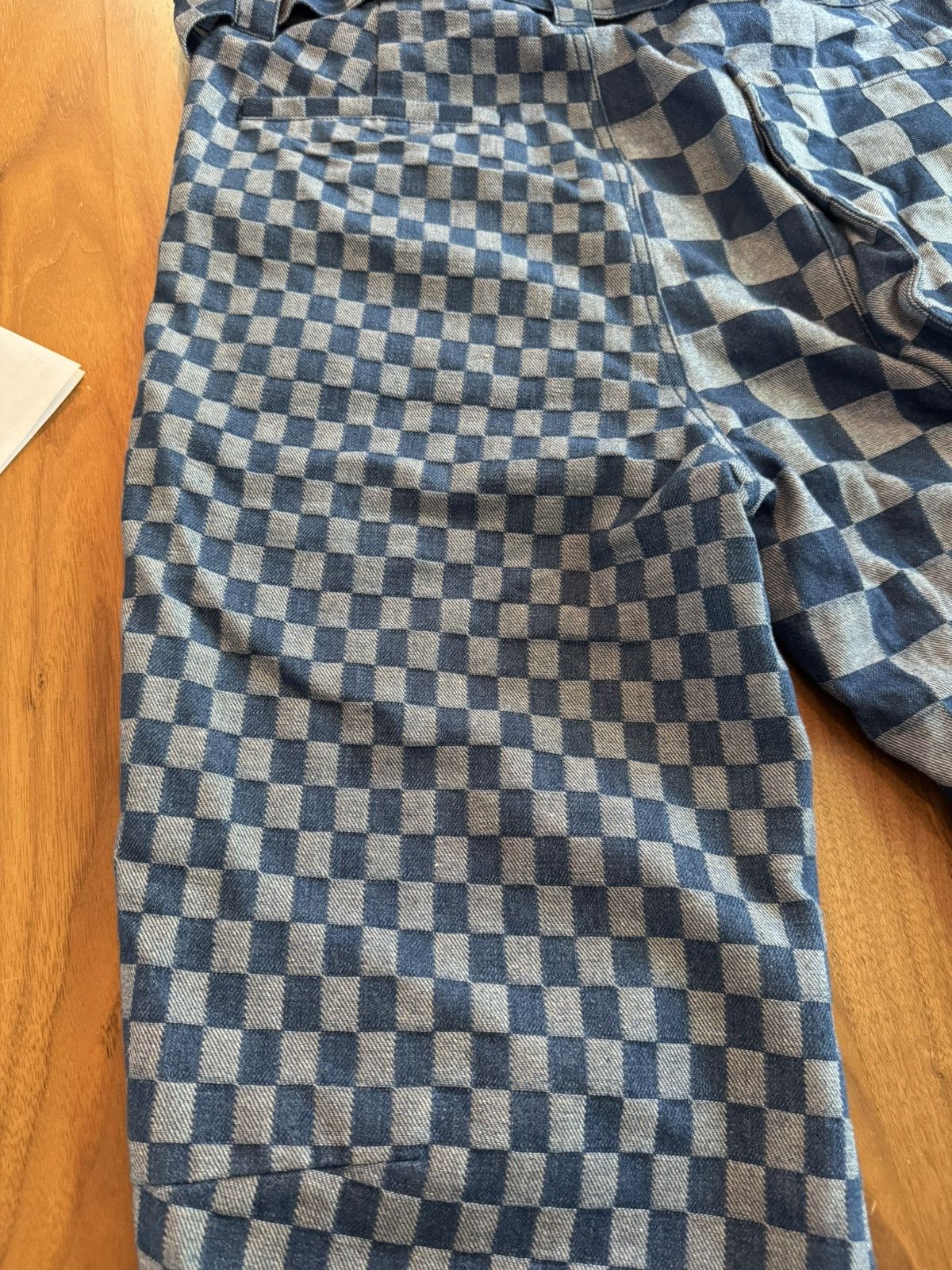 FRIED RICE Check Wrap Pants - Blue Size US 30 / EU 46 - 8 Thumbnail