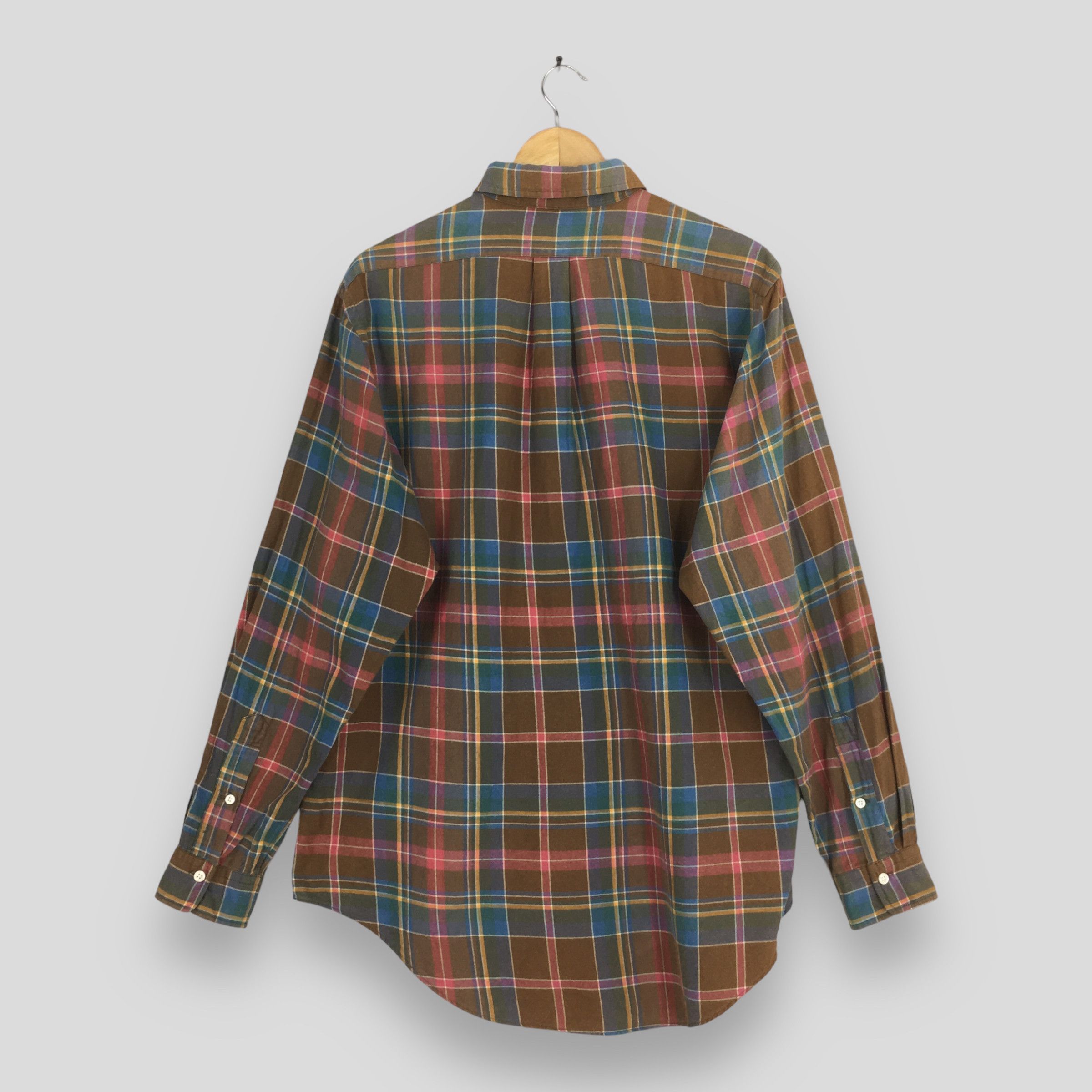 Polo Ralph Lauren Vintage Polo Ralph Lauren Checkered Flannel Shirt Large Size US L / EU 52-54 / 3 - 7 Thumbnail
