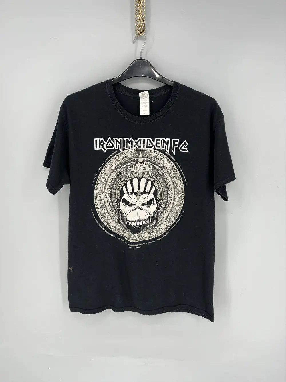 Band Tees × Vintage Vintage Y2K Iron Maiden Horror Skulls Tee Band Streetwear Size US L / EU 52-54 / 3 - 1 Thumbnail