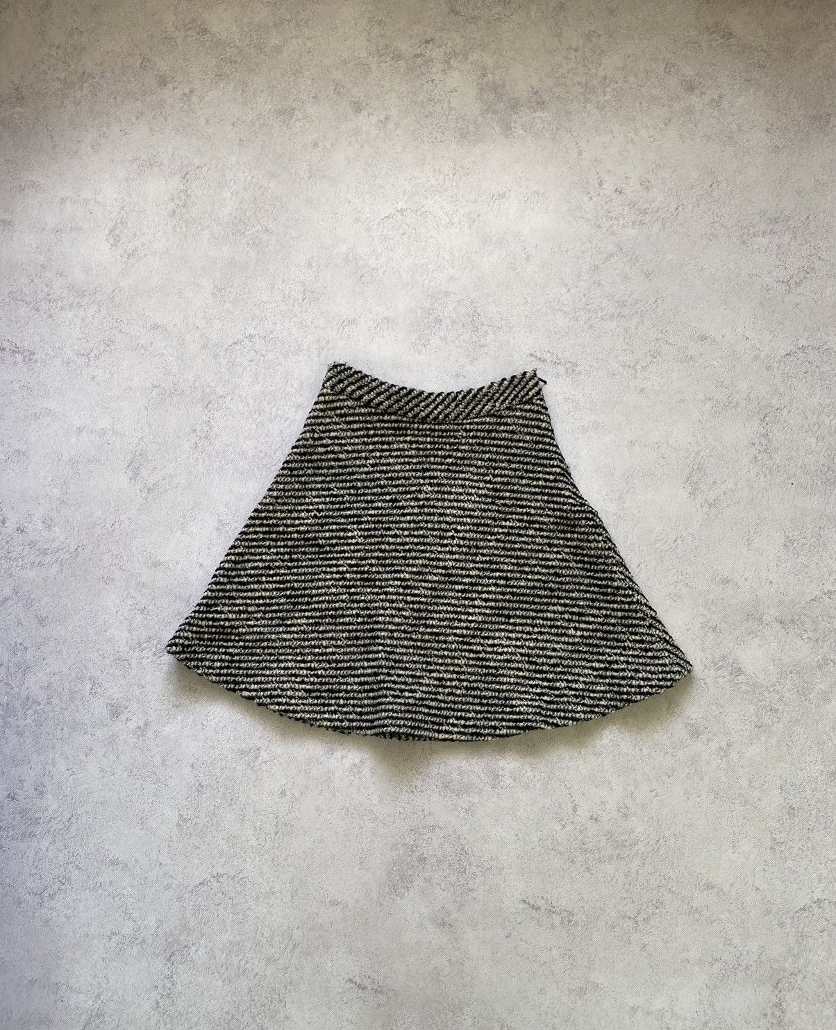 Moncler Moncler Womens Wool Black & White Mini Skirt Size 40 Size 27" / US 4 / IT 40 - 1 Thumbnail