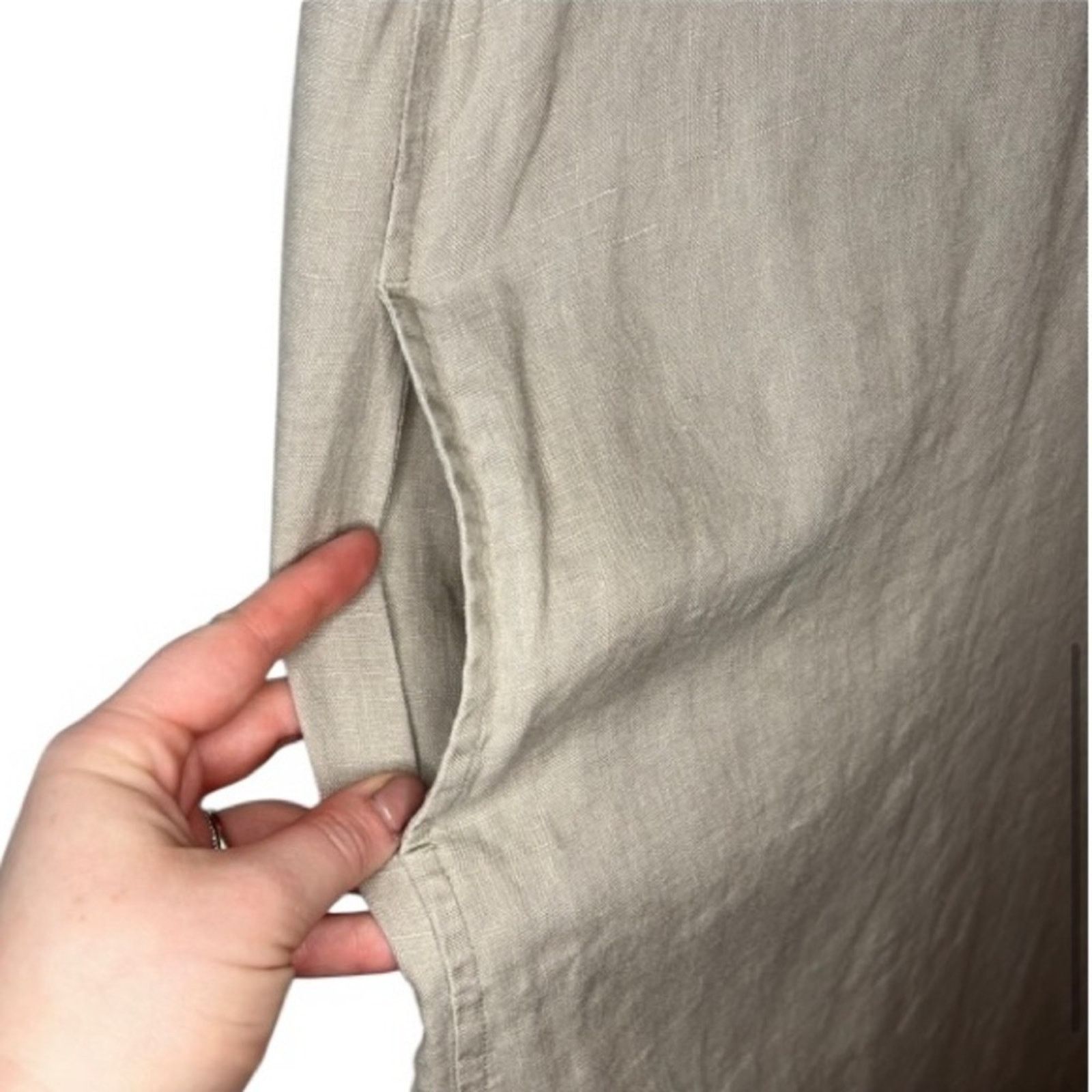 J. Jill J. Jill Pure Jill Linen Sleeveless Knee Length Dress Size L / US 10 / IT 46 - 4 Thumbnail