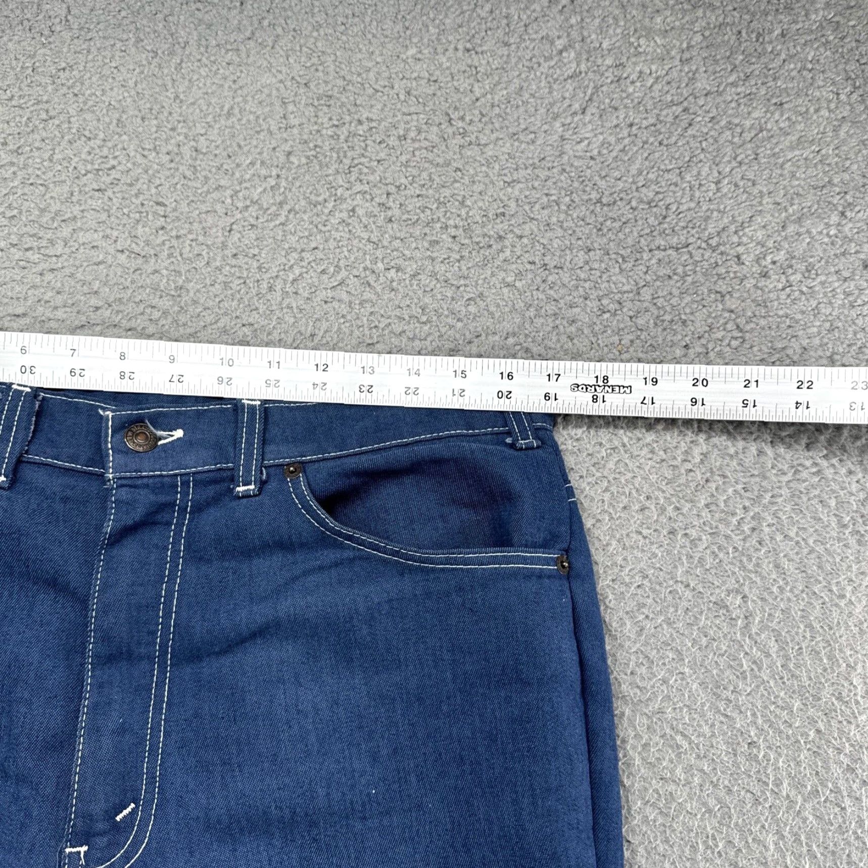 Levi's VINTAGE Levi’s Jeans For Men White Tab Medium Wash Denim Size 34x36 Blue 70s Straight Mens Size US 34 / EU 50 - 5 Thumbnail