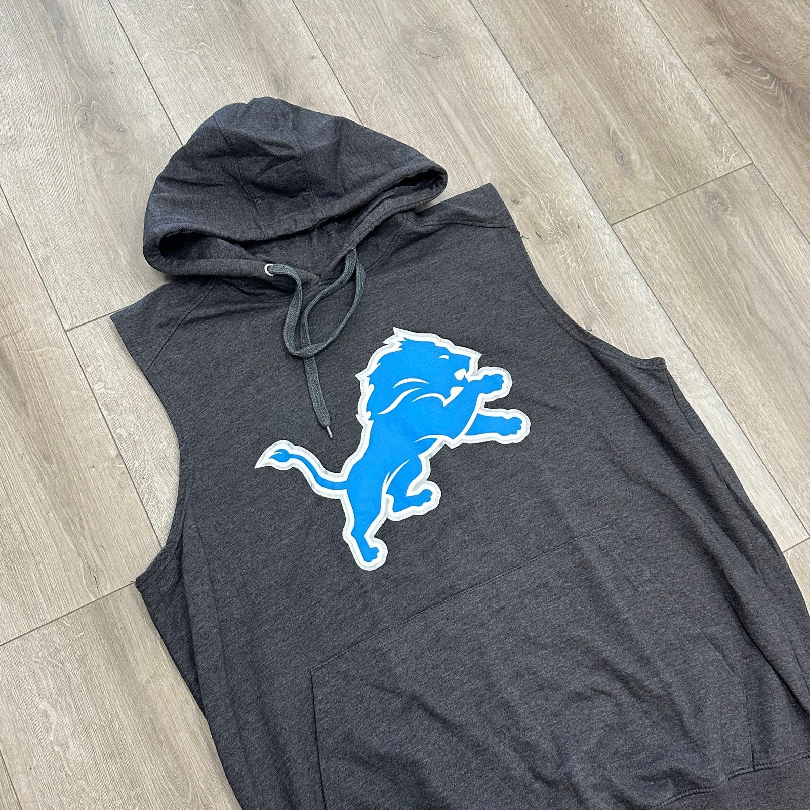 NFL NFL Detroit Lions Sideline Performance Sleeveless Hoodie XL Size US XL / EU 56 / 4 - 2 Thumbnail