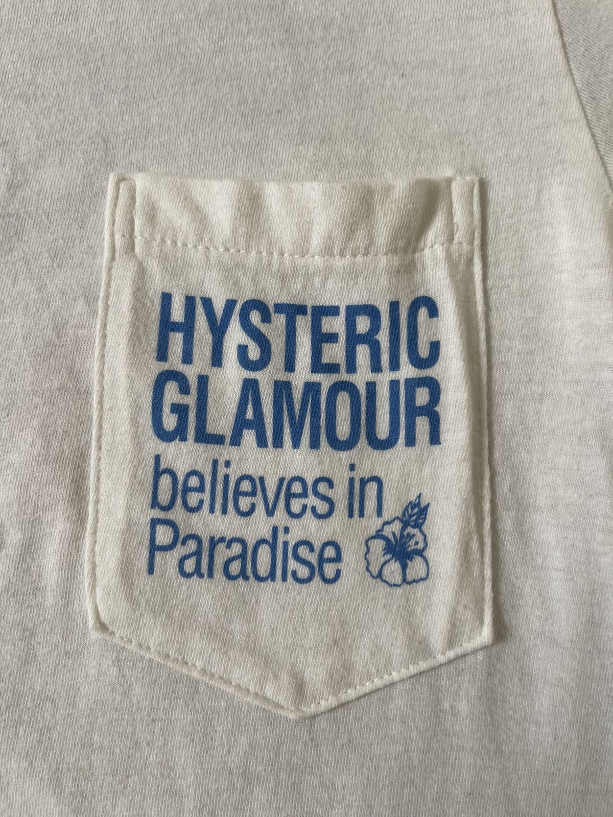 Hysteric Glamour Joey Hysteric Glamour Believes in Paradise Baby Tee Size XXS / US 00 / IT 34 - 4 Thumbnail