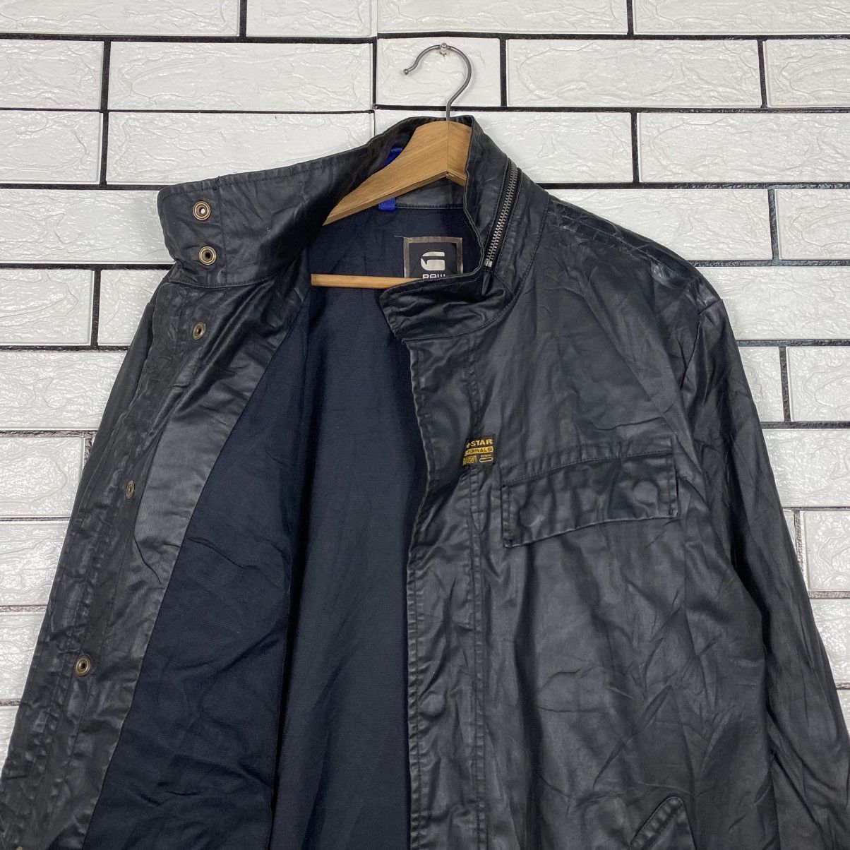 Japanese Brand Biker Punk Jacket Soft Leather G Star Raw Parachute Size US XL / EU 56 / 4 - 13 Thumbnail