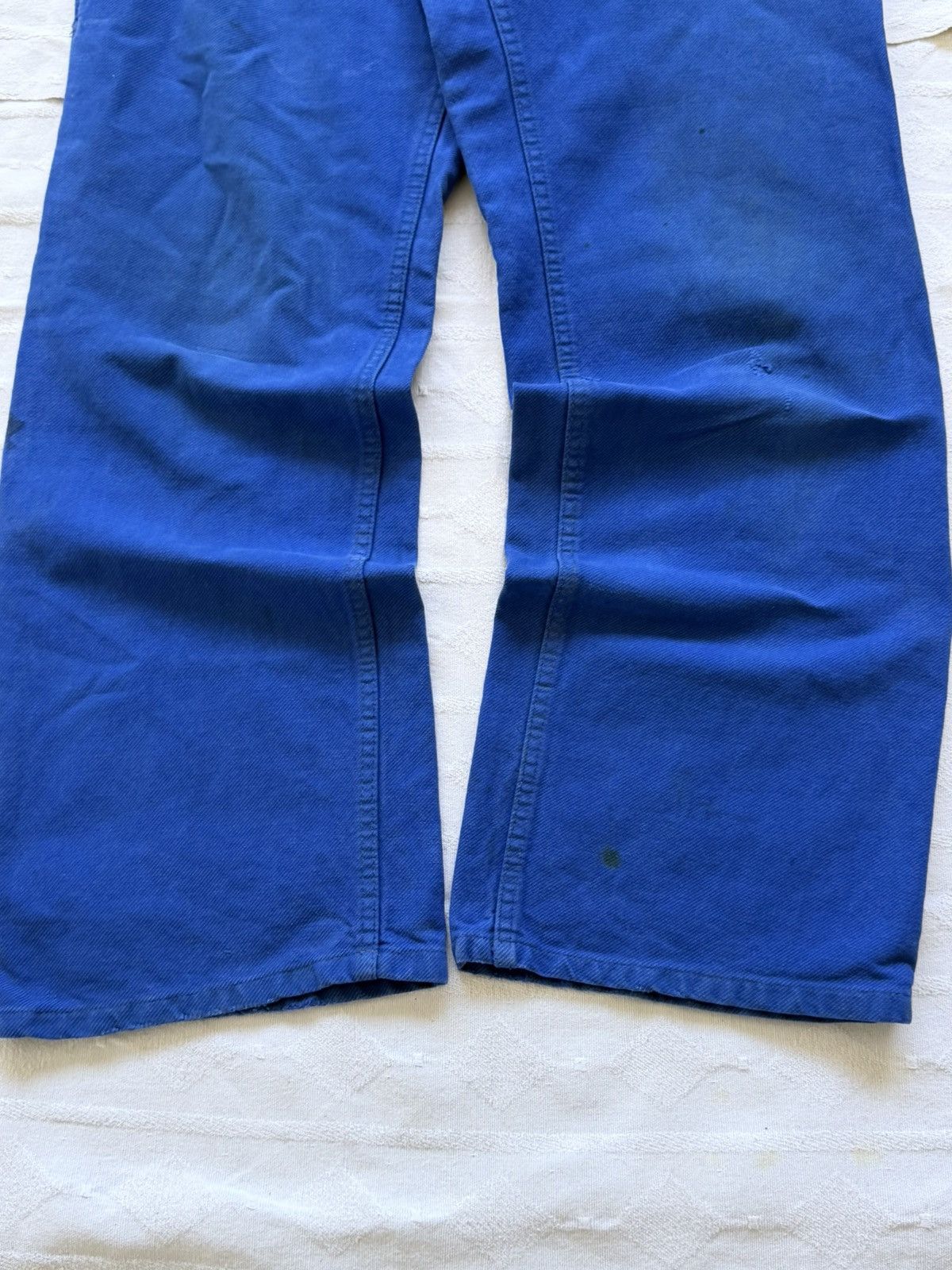 Le Laboureur Vintage 80S French „Lutteurs” Faded Work Pants Size US 30 / EU 46 - 2 Thumbnail