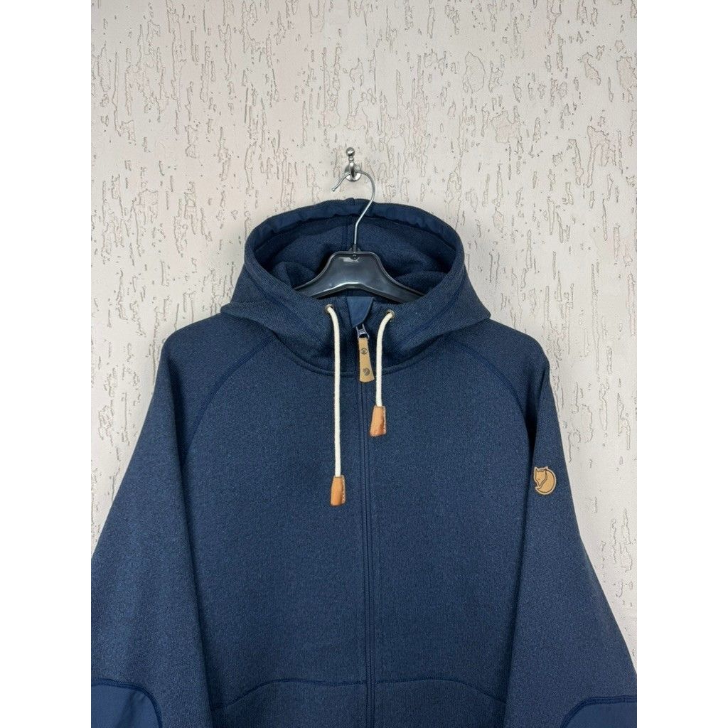 Fjallraven Fjallraven 82252 Ovik Fleece Hoodie Jacket Mens L Blue Full Size US L / EU 52-54 / 3 - 2 Thumbnail