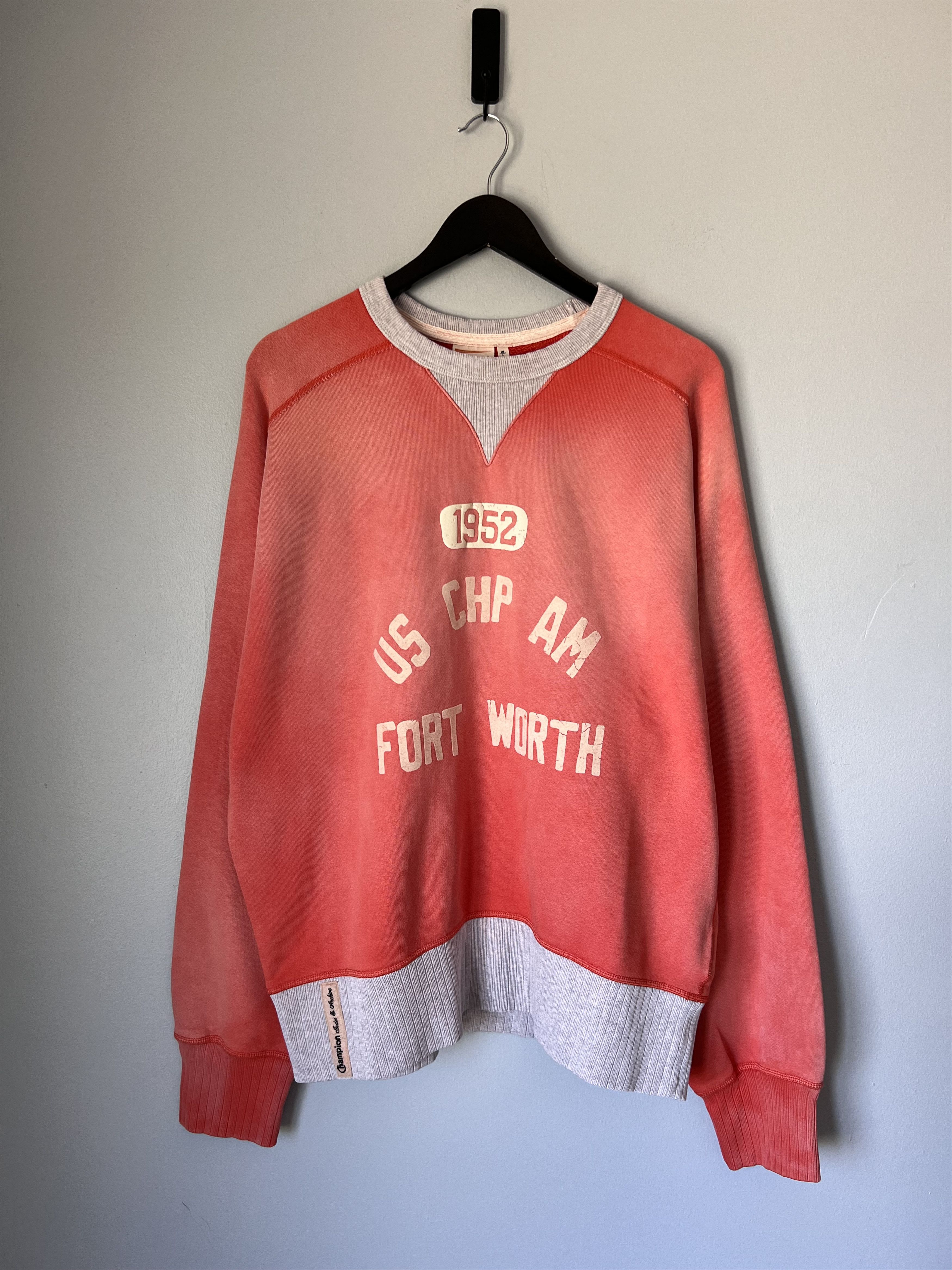 Champion Champion Index and Archives 50s Saddle Crewneck in Orange Size US L / EU 52-54 / 3 - 1 Thumbnail