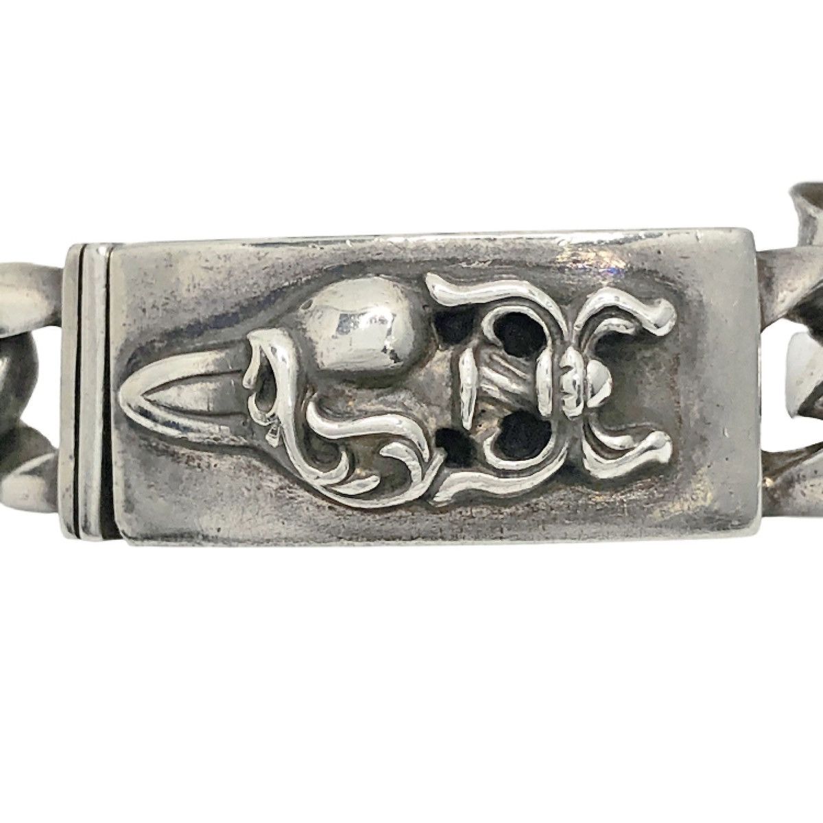 Chrome Hearts 12link Chrome Hearts Dagger Heart ID Classic Bracelet Size ONE SIZE - 5 Thumbnail