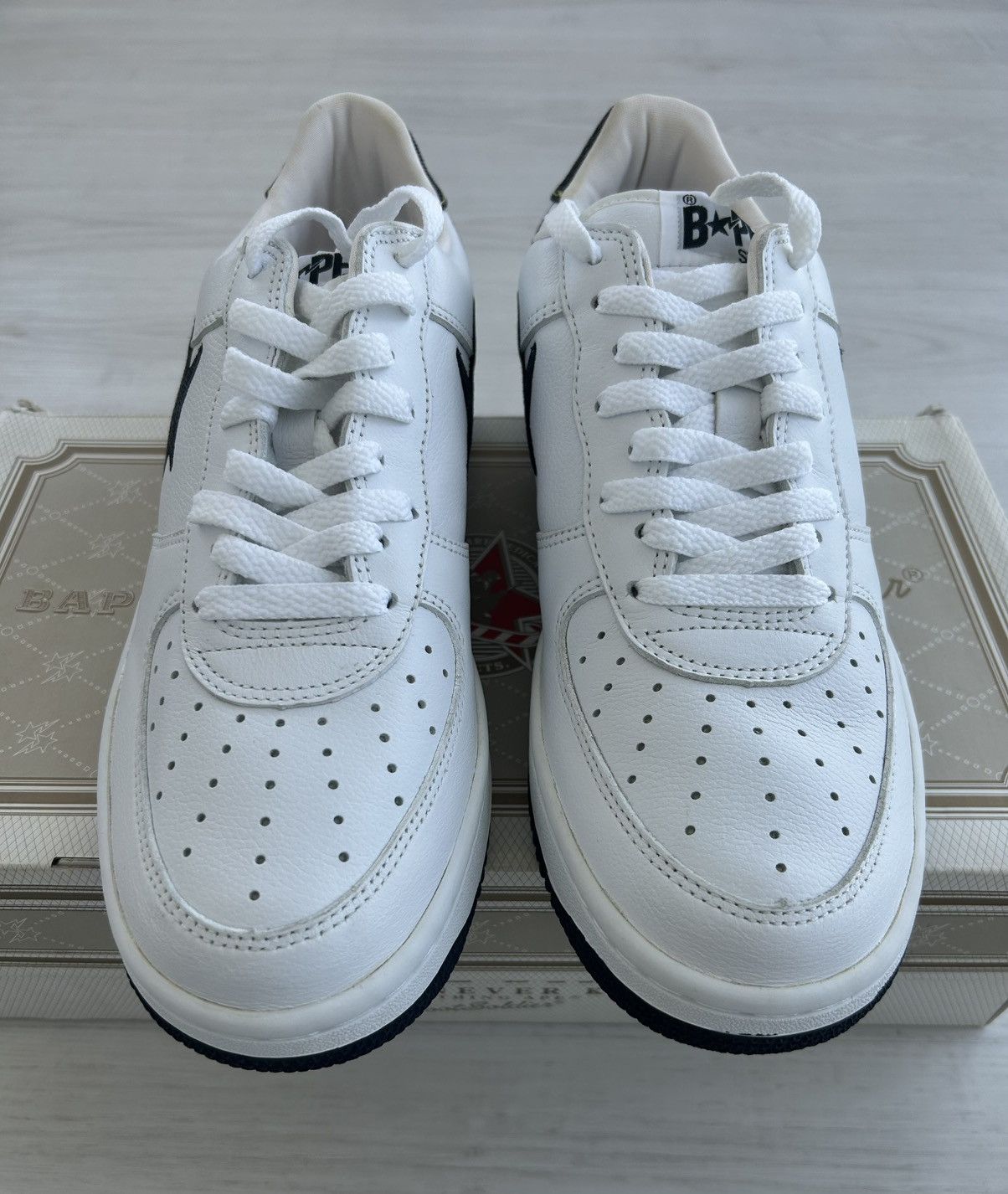 Bape VERY RARE OG 2001 A BATHING APE DENIM BAPESTA Size US 10 / EU 43 - 3 Thumbnail