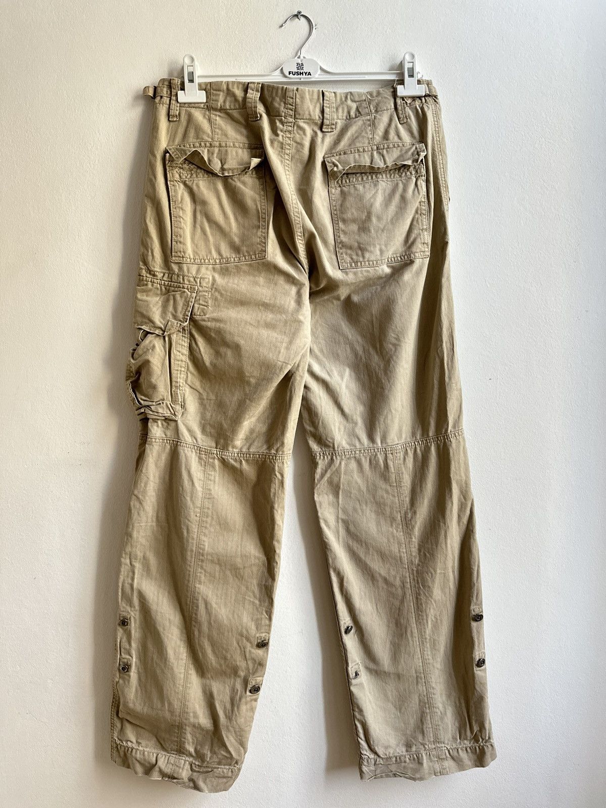 Polo Ralph Lauren Polo Ralph Lauren Vintage Baggy Army Style Cargo Pants Size US 33 - 2 Thumbnail