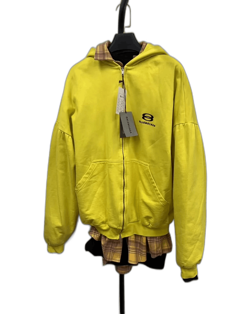 Balenciaga SS24 Logo Print Hooded Sweatshirt-2505