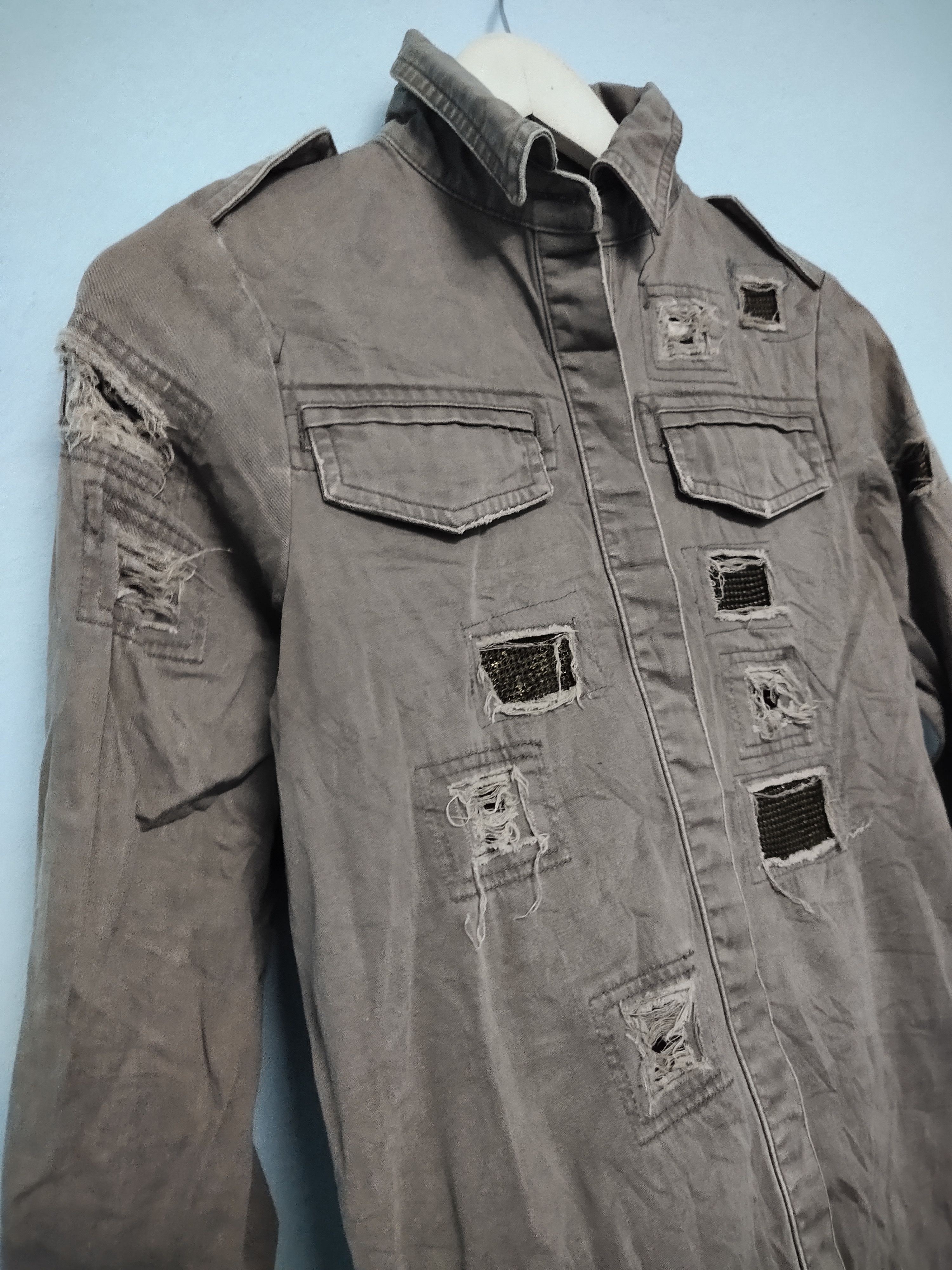 Japanese Brand Phaedra Tokyo Distressed Denim Faded Colour Size XS / US 0-2 / IT 36-38 - 8 Thumbnail