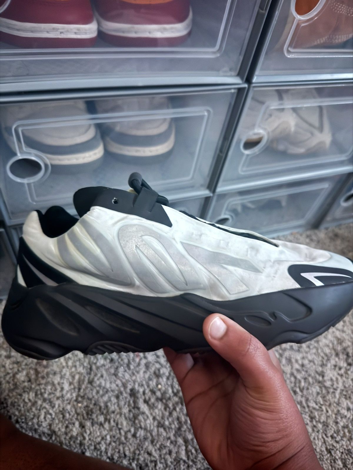 Yeezy Adidas Yeezy Boost 700 MNVN ‘Blue Tint’ Size US 7 / EU 40 - 2 Thumbnail