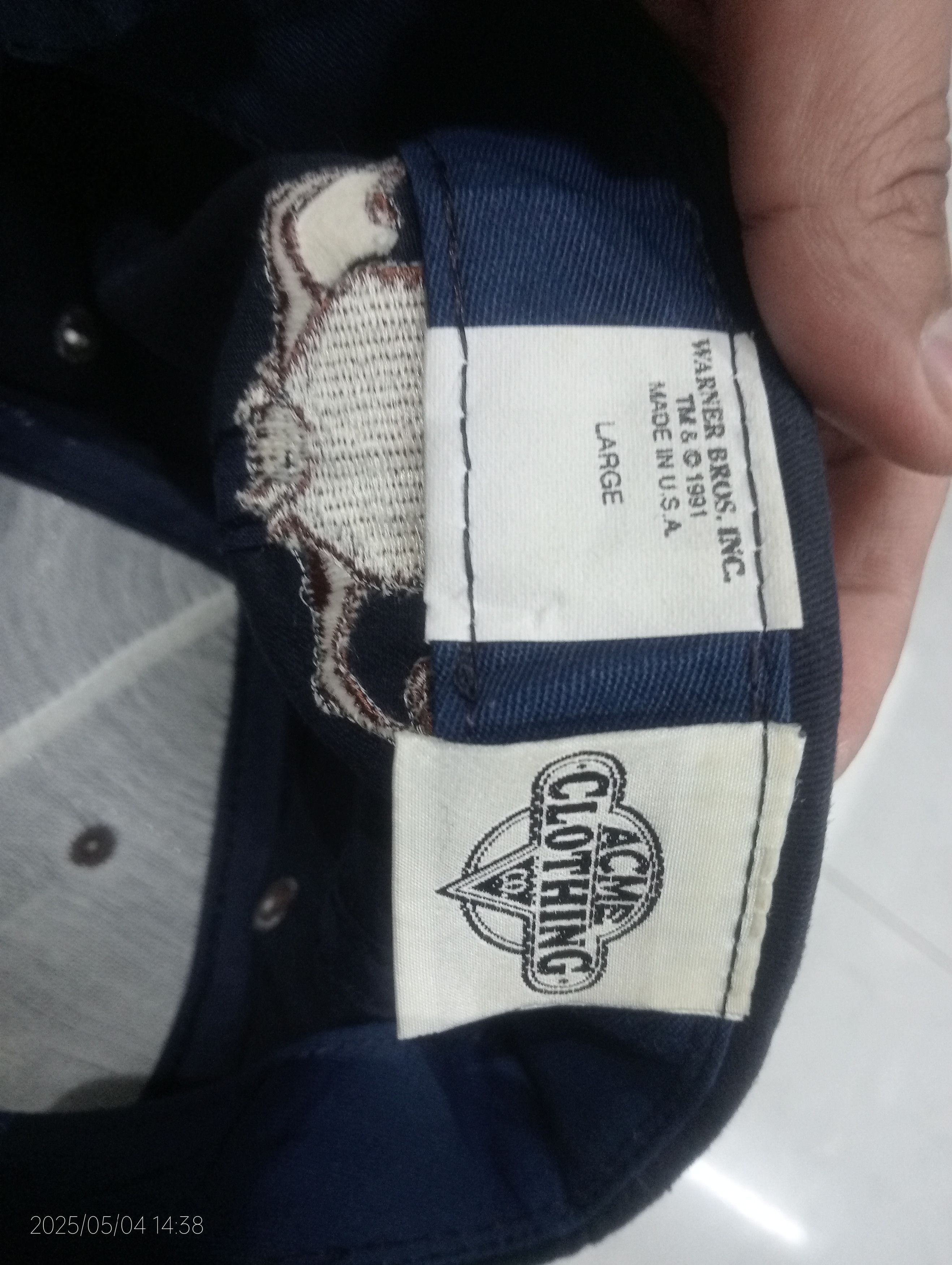 Acme Clothing VTG 1991 Acme Clothing Warner Bros Tazmania Devil Full Cap Size ONE SIZE - 2 Thumbnail