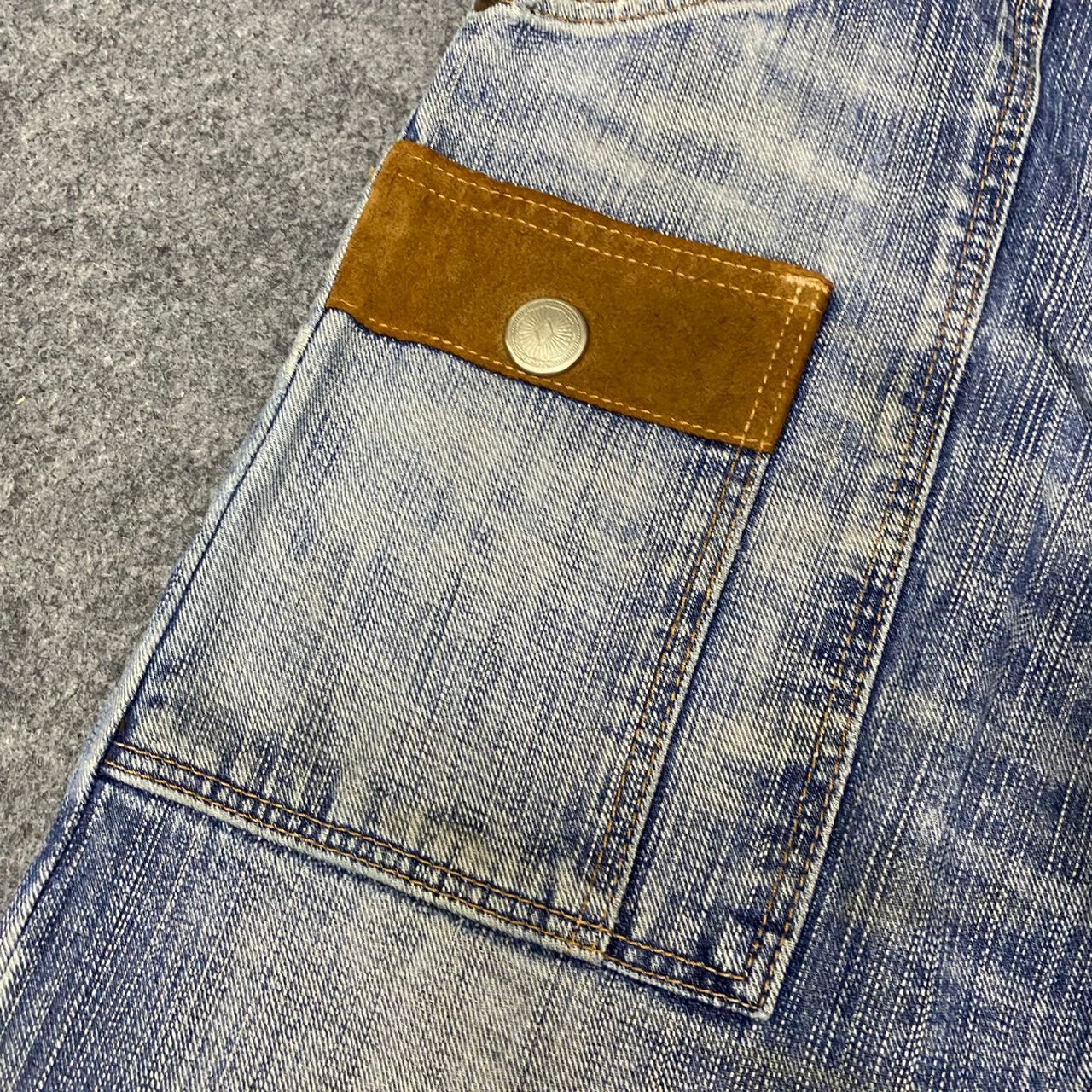 Edwin Vintage Edwin Bush Pants Distressed Denim Size US 32 / EU 48 - 12 Thumbnail