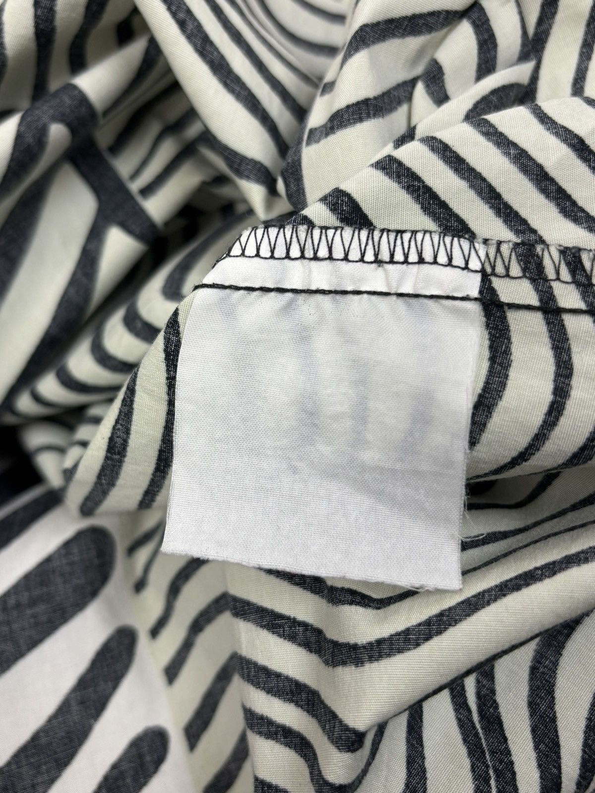 Marimekko Vintage Marimekko Mika Piirainen Metal Button Abstract Shirt Size L / US 10 / IT 46 - 11 Thumbnail
