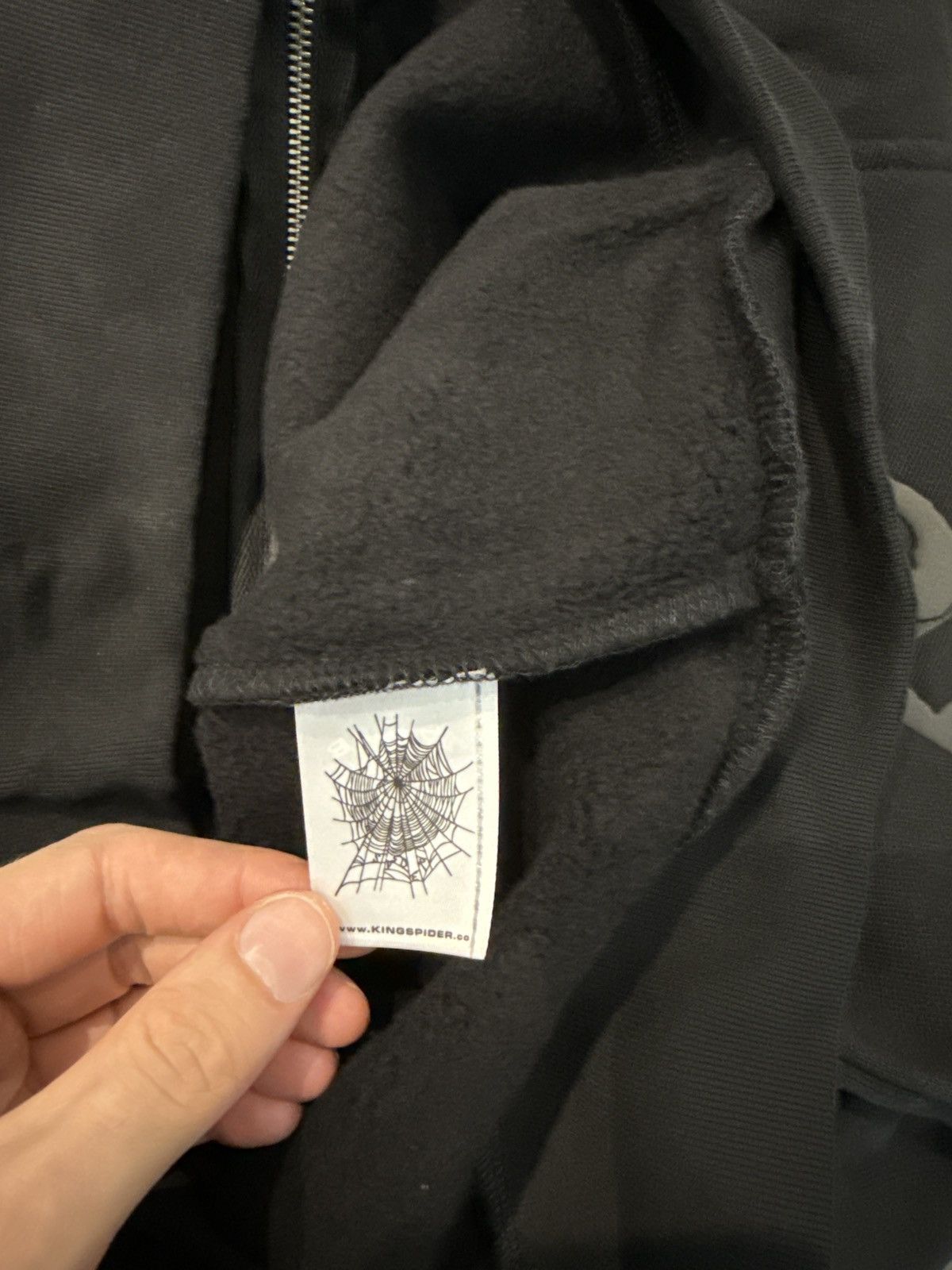 Sp5der Spider OG Web Phantom Zip Up Hoodie Size US L / EU 52-54 / 3 - 4 Thumbnail