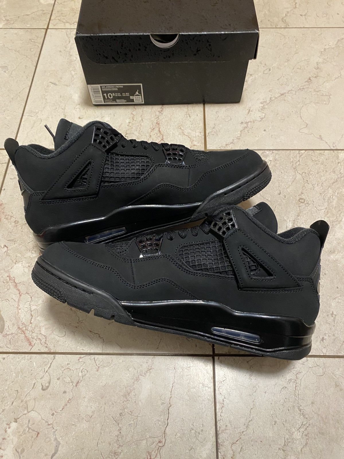 Jordan Brand Jordan 4 Retro Black Cat (2025) Sz 10.5 US Men Size US 10.5 / EU 43-44 - 2 Thumbnail