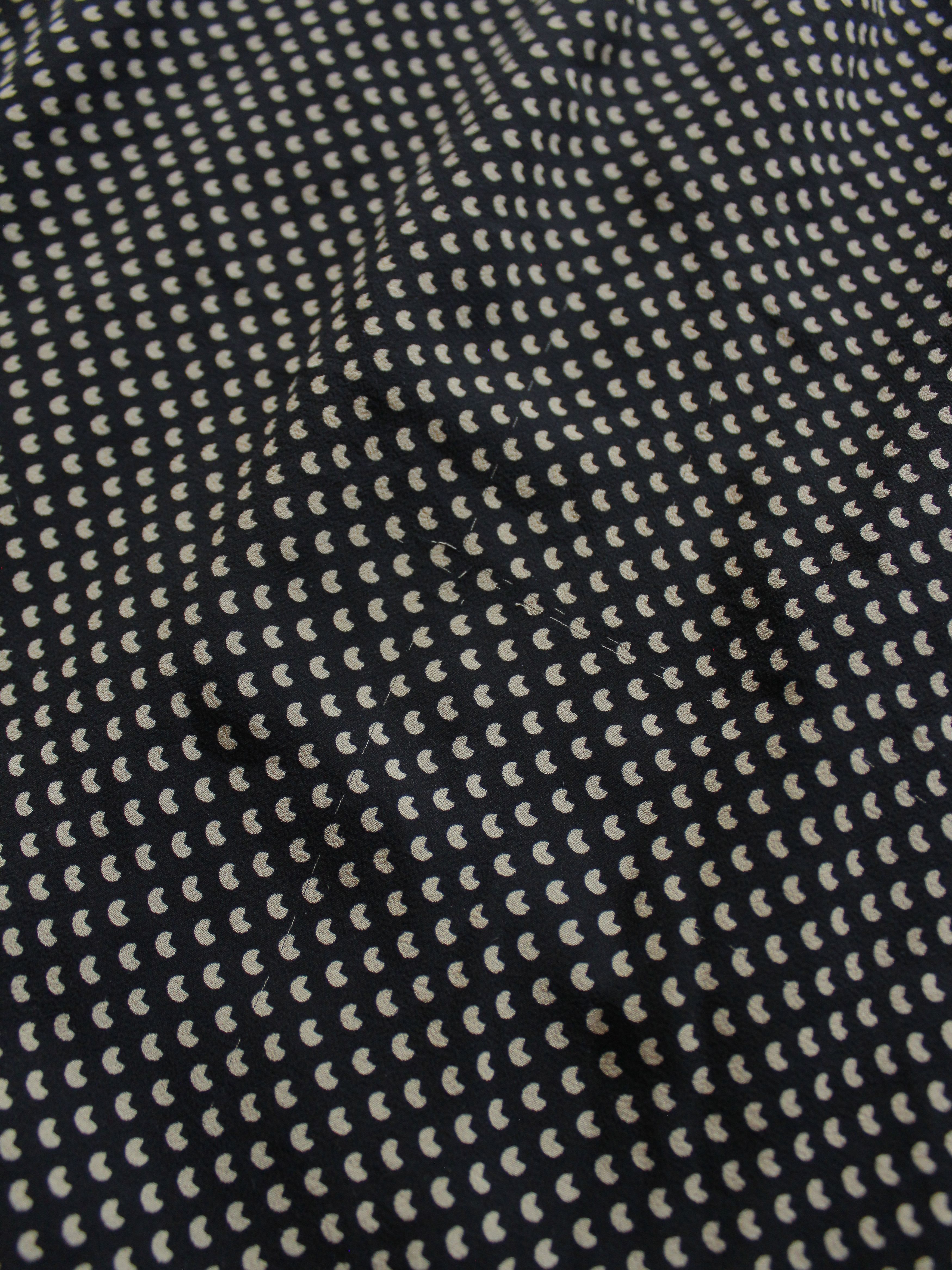 Tory Burch TORY BURCH 100% SILK MAXI DRESS LINED DOTTED SIZE 4 BLACK Size S / US 4 / IT 40 - 6 Thumbnail