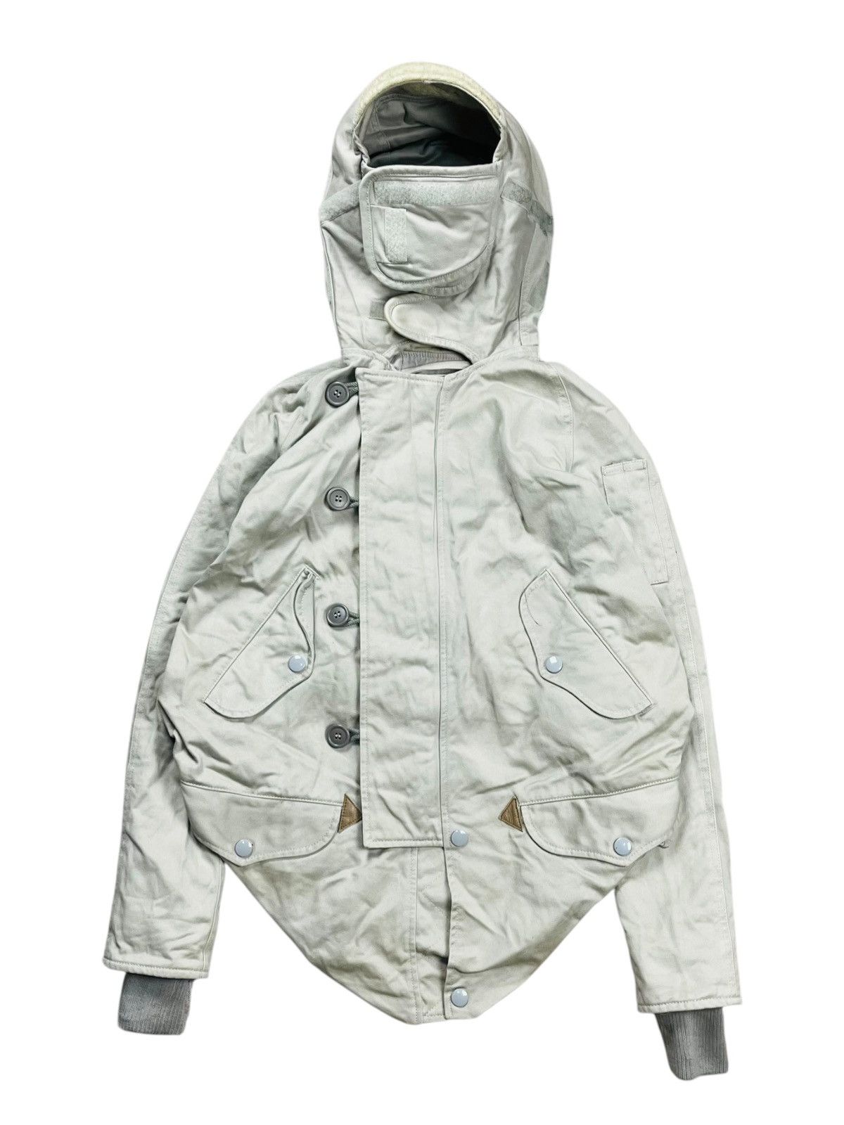 Maison MIHARA YASUHIRO Mihara Yasuhiro - Apocalypse Style Masked Cyber Jacket Size US S / EU 44-46 / 1 - 4 Thumbnail