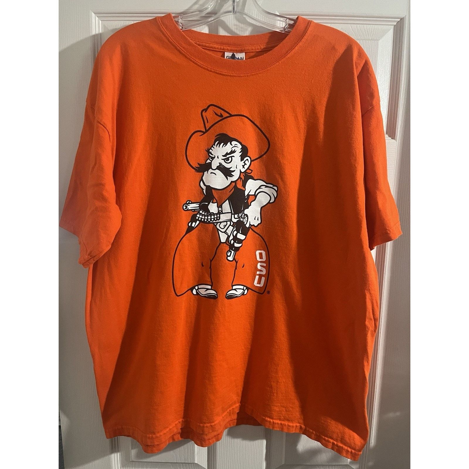 Gildan Vintage Oklahoma State University Cowboys Shirt OSU Sz XL Size US XL / EU 56 / 4 - 1 Thumbnail