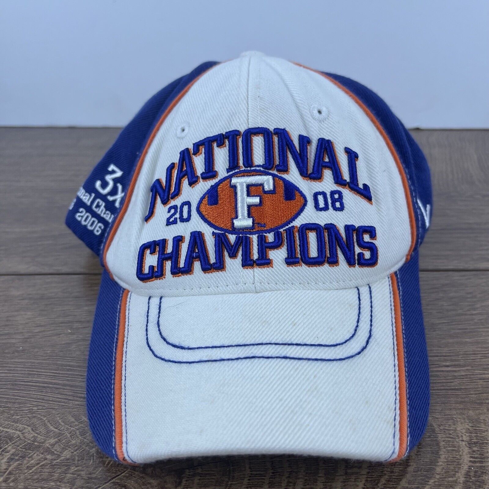 Other Florida Gators Hat 2008 National Champion Adjustable Hat Whi Size ONE SIZE - 2 Thumbnail