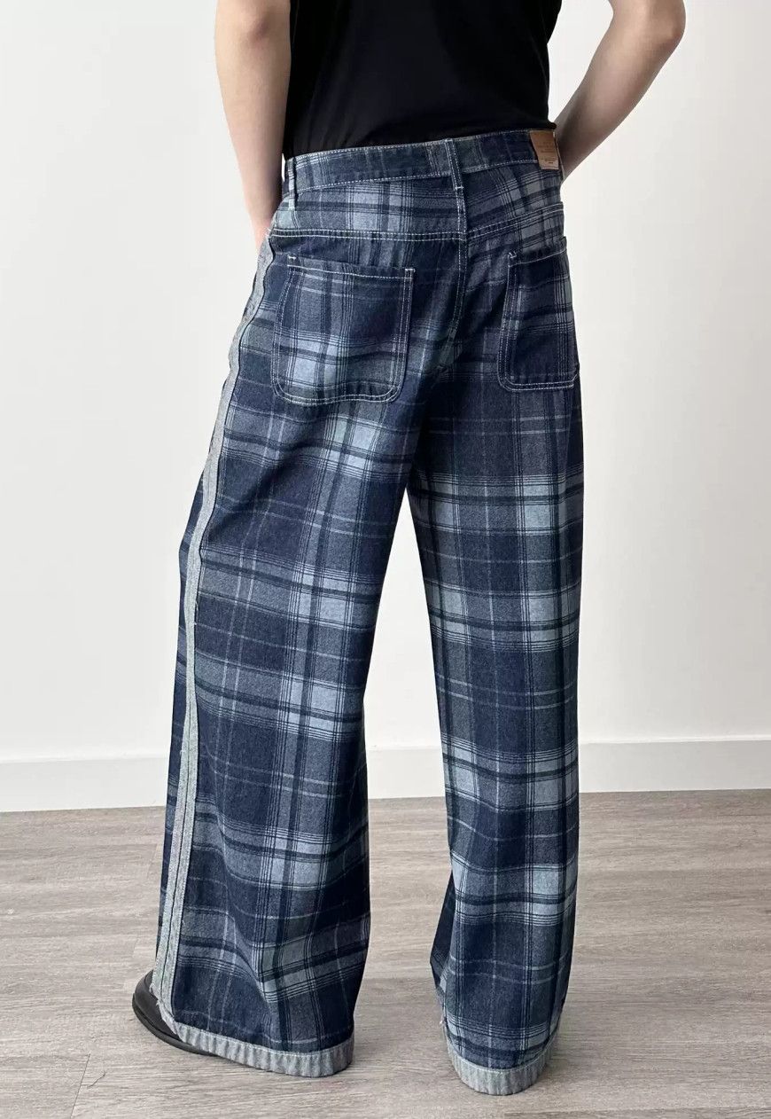 Other Men’s Plaid Patchwork Denim Pants Size US 30 / EU 46 - 3 Thumbnail