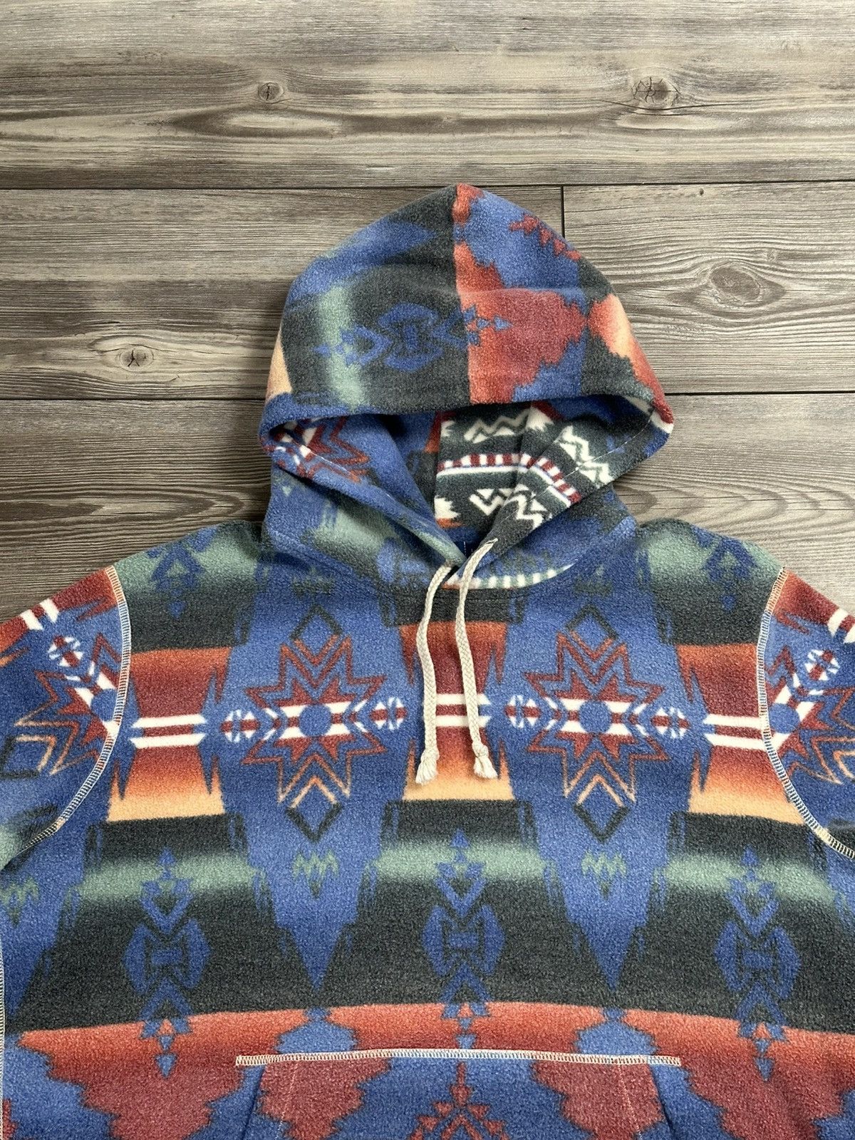Polo Ralph Lauren Polo Ralph Lauren Aztec Fleece Hoodie Size US L / EU 52-54 / 3 - 2 Thumbnail
