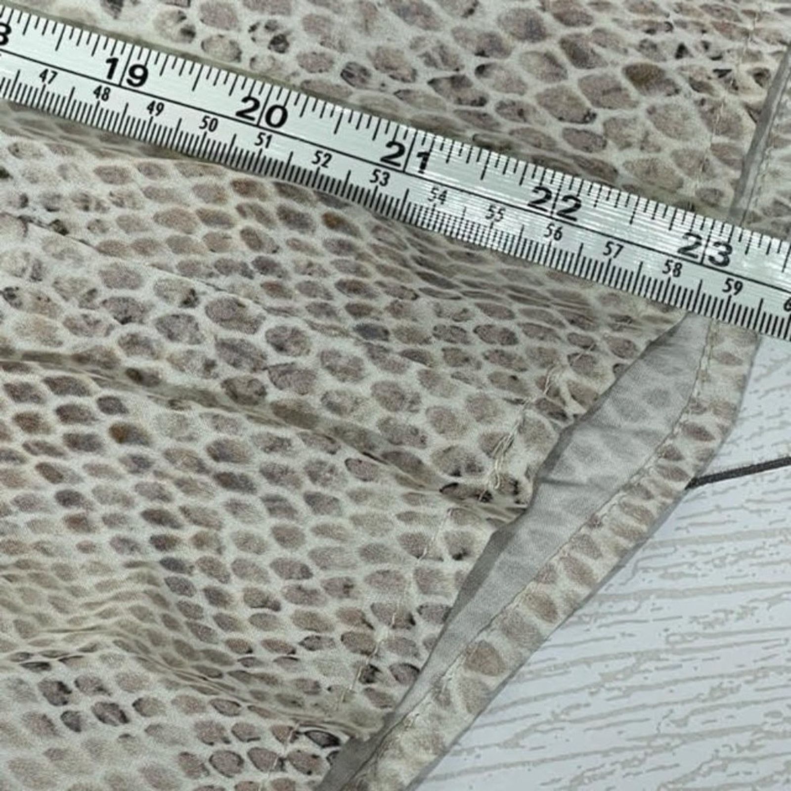 Other TJD Snakeskin Gray White Ombré Off Shoulder Peasant Dress Size M / US 6-8 / IT 42-44 - 8 Thumbnail