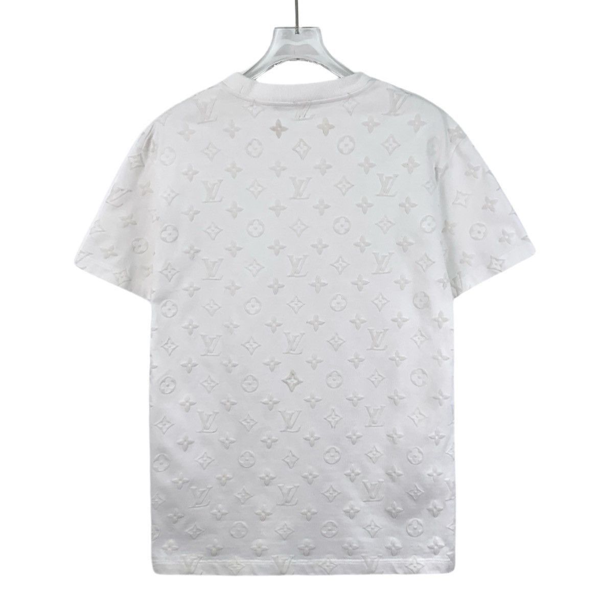 Louis Vuitton White Short-Sleeve Patterned Shirt XS Size US XS / EU 42 / 0 - 2 Thumbnail