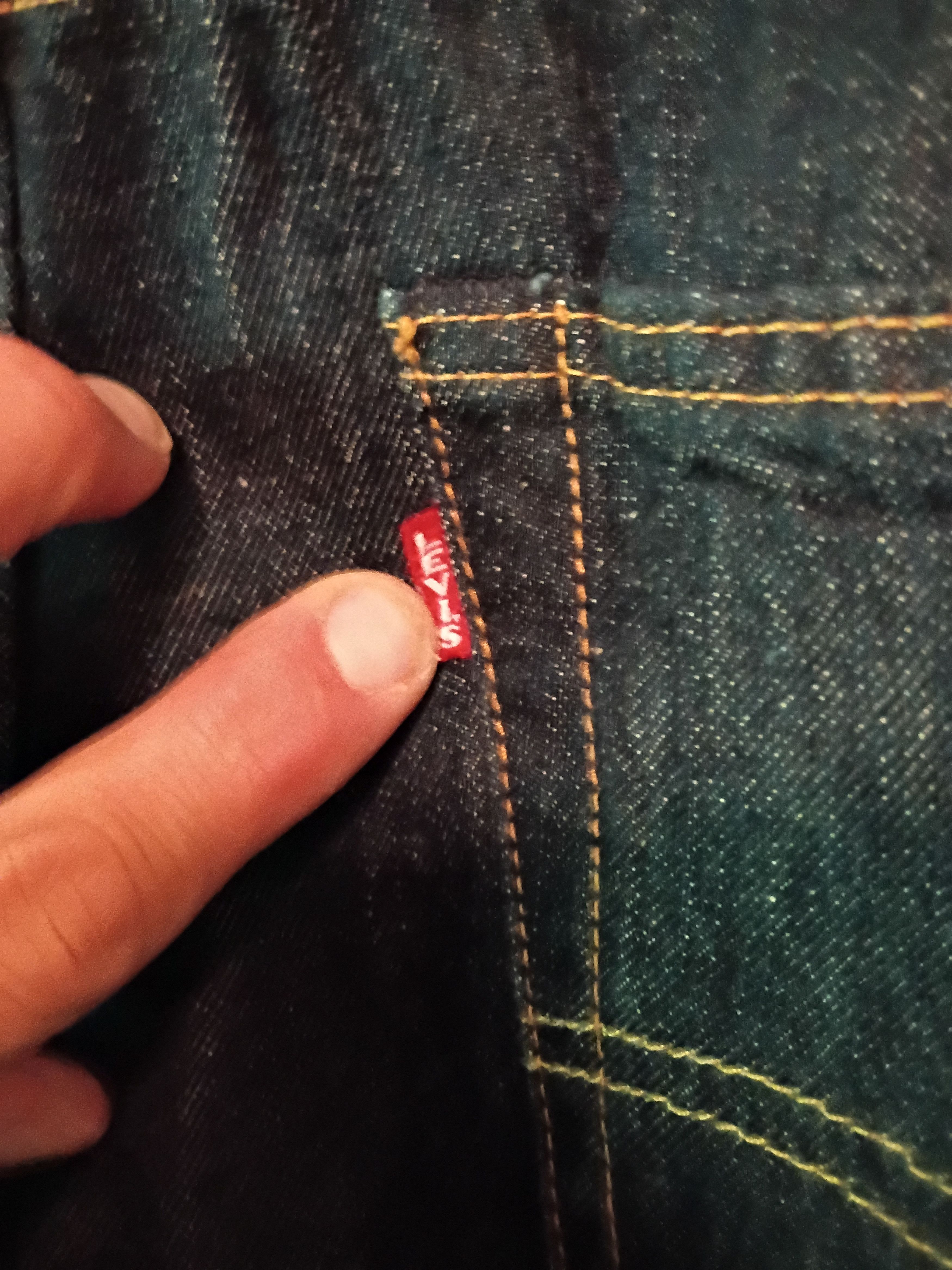 Levi's Levi's premium 501 Selvedge Denim Great condition size 35x32 Size US 35 - 4 Thumbnail