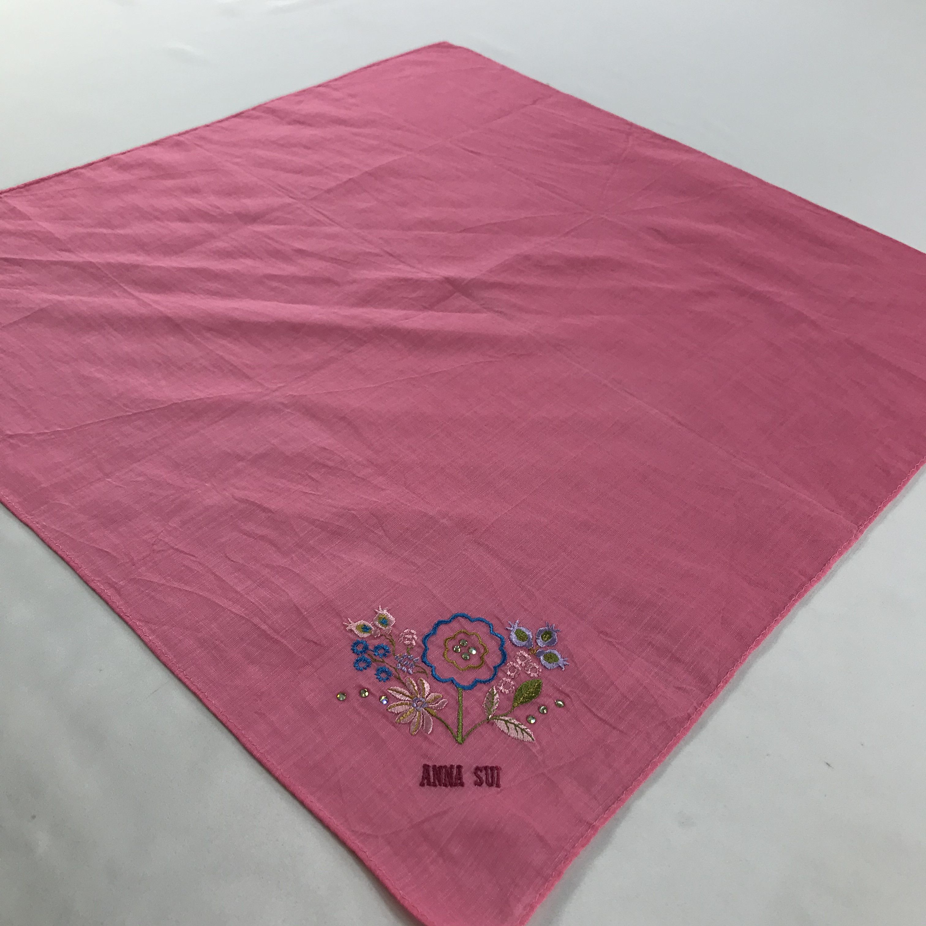 Anna Sui × Vintage Anna Sui Bandana / Handkerchief / Neckerchief - S1631 Size ONE SIZE - 2 Thumbnail