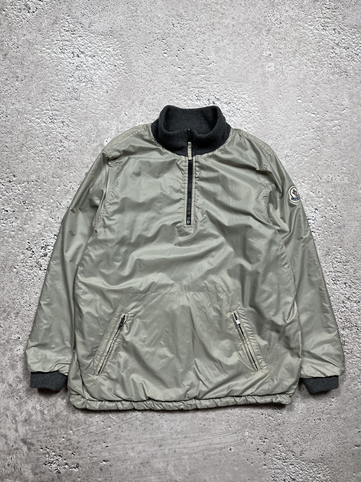 Moncler × Vintage Vintage Moncler Reversible Nylon Fleece Pullover Jacket S Size S / US 4 / IT 40 - 4 Thumbnail