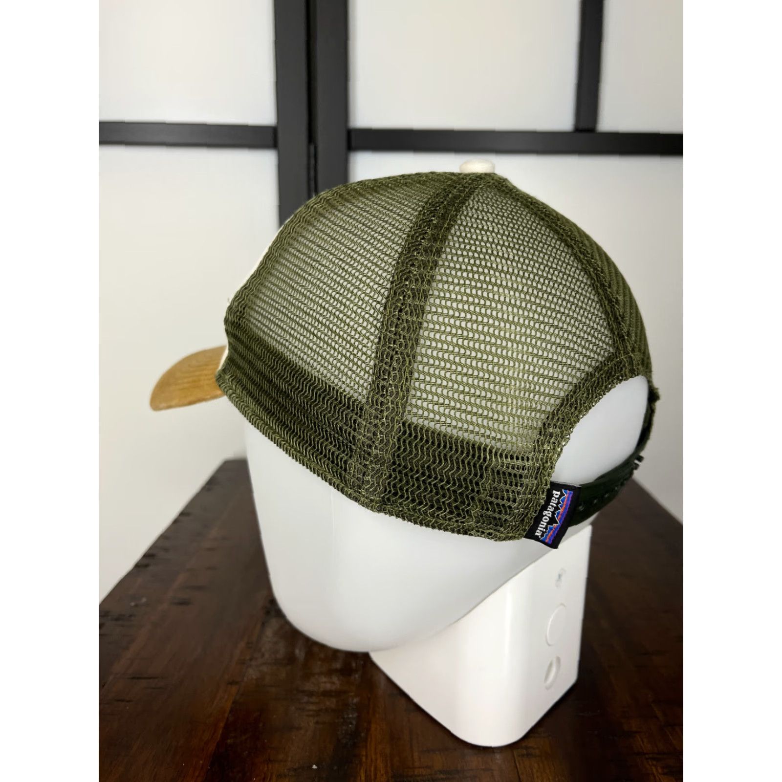 Patagonia Patagonia Trucker Hat Snap Back Adult One Size Beige Ventura CA Size ONE SIZE - 5 Thumbnail