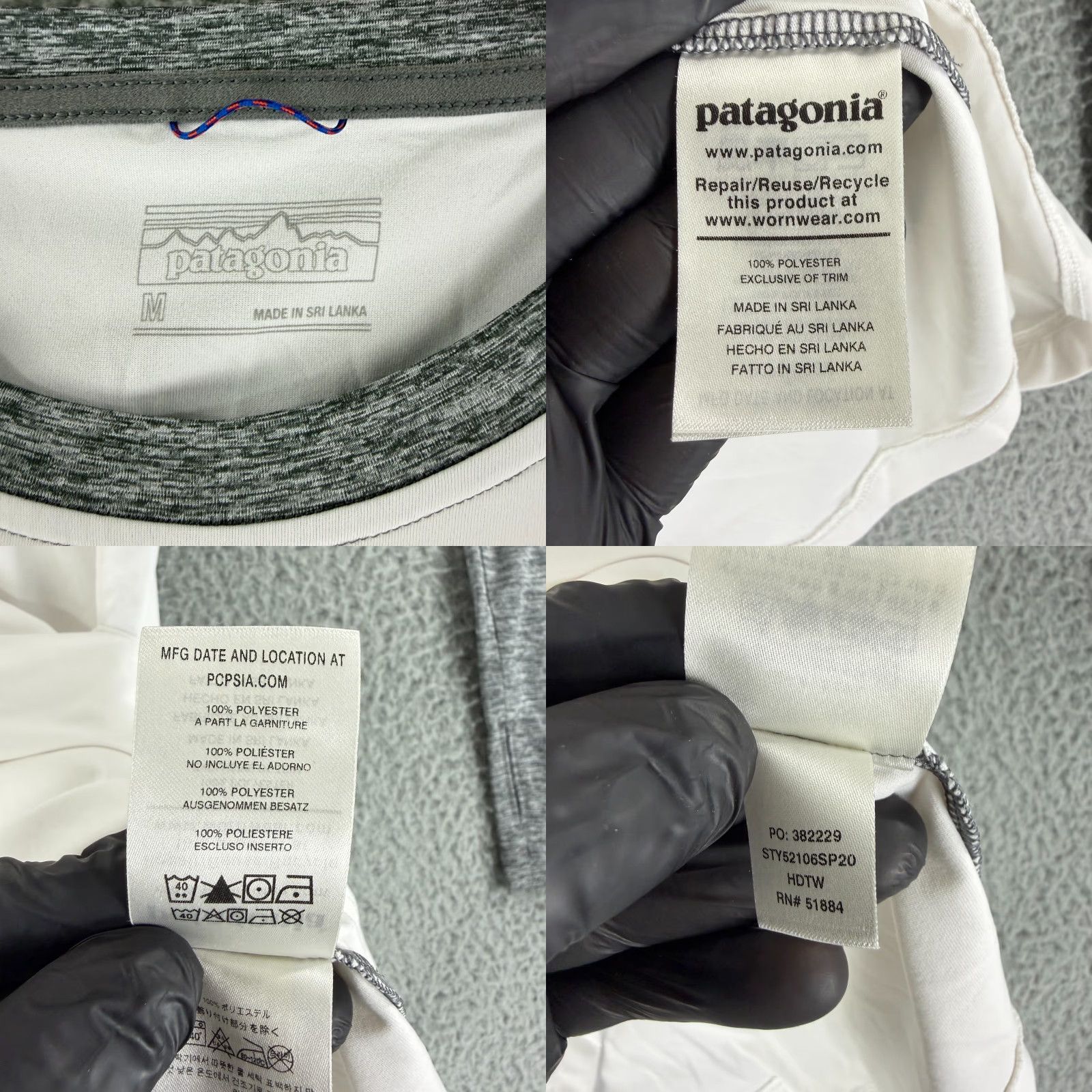 Patagonia Patagonia Shirt Womens M White Gray Long Sleeve 50+ UPF Hike Vintage? Size M / US 6-8 / IT 42-44 - 8 Thumbnail