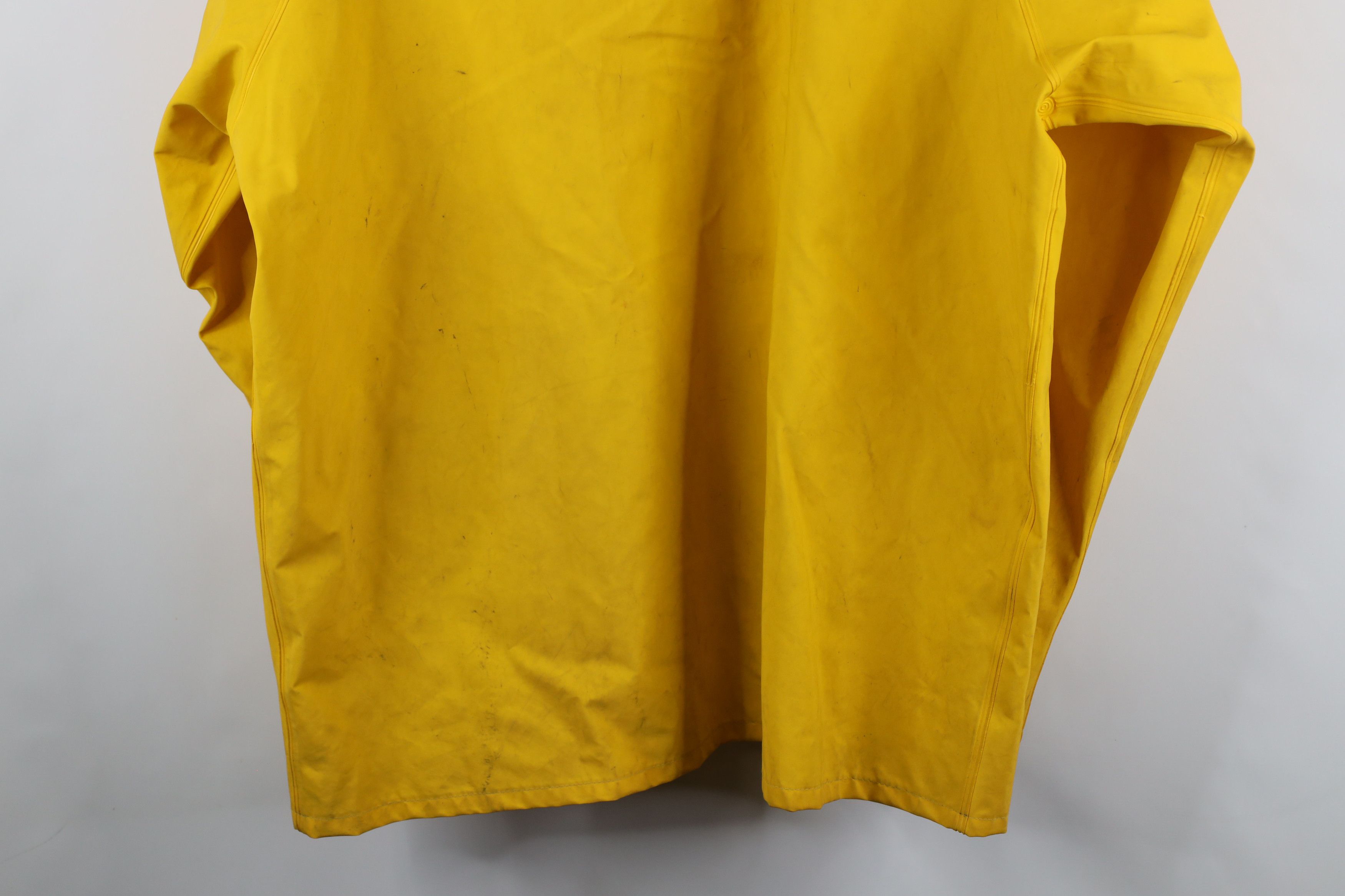 Helly Hansen × Vintage Vintage 90s Helly Hansen Out Waterproof Hooded Rain Jacket Size US XL / EU 56 / 4 - 16 Thumbnail