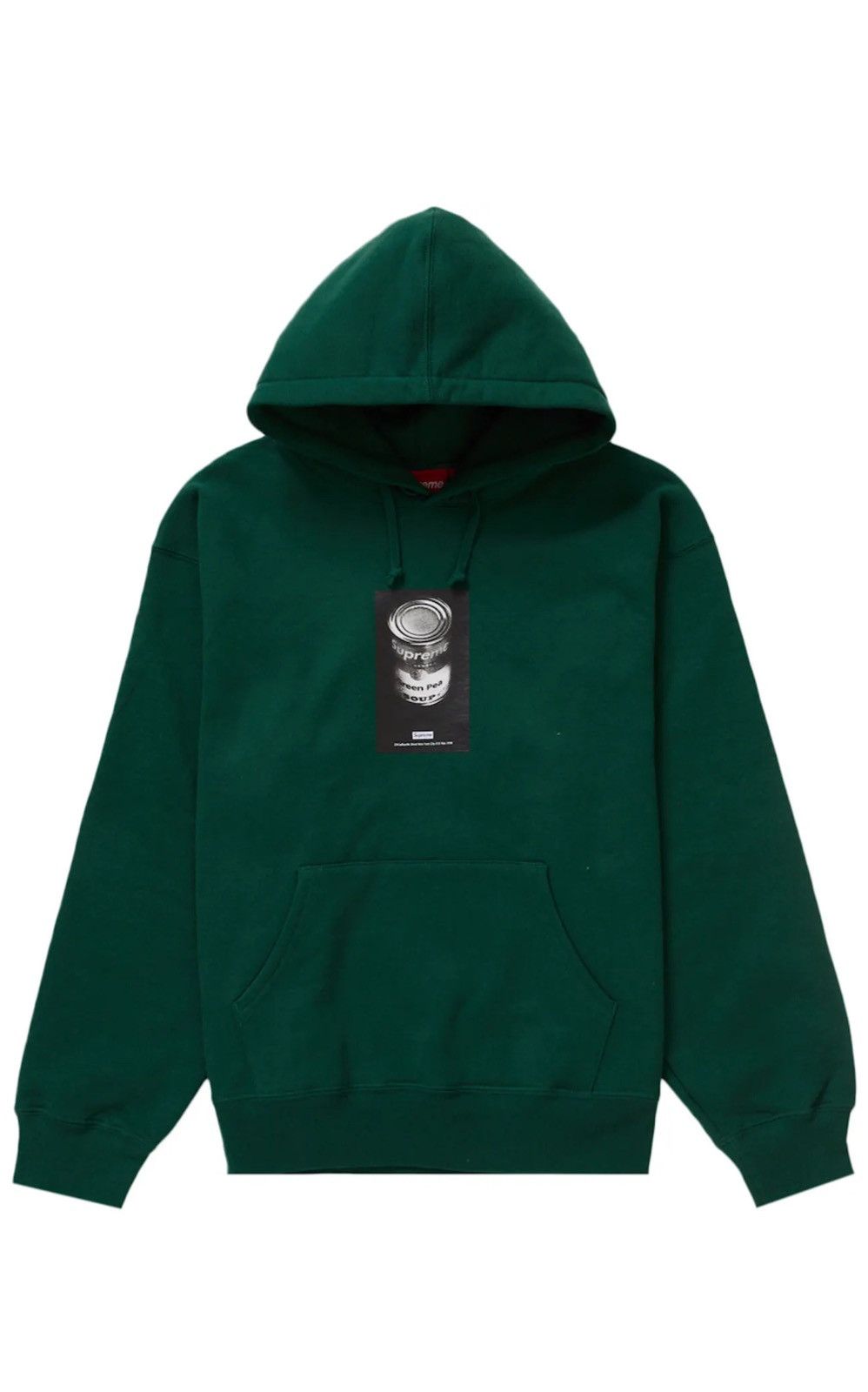 SUPREME SOUP CAN HOODED SS24 Green