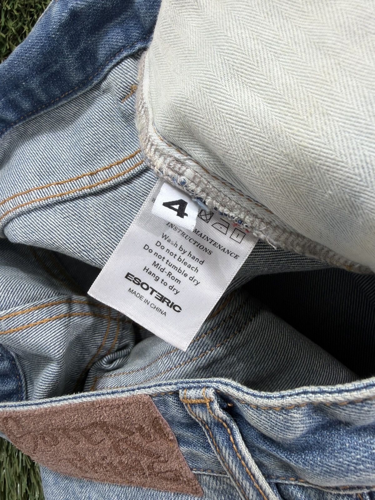 Other Esoteric Thing Distressed Denim Jeans Size US 38 / EU 54 - 5 Thumbnail